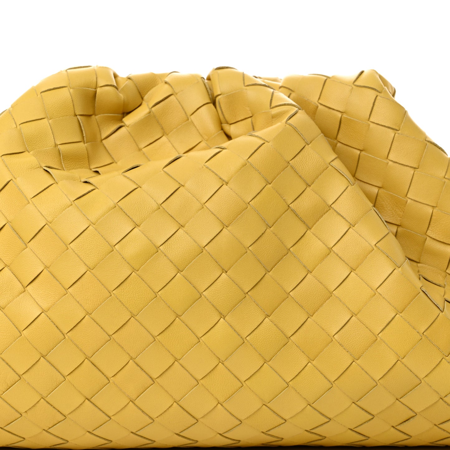 Nappa Maxi Intrecciato The Pouch Oversized Clutch Corn