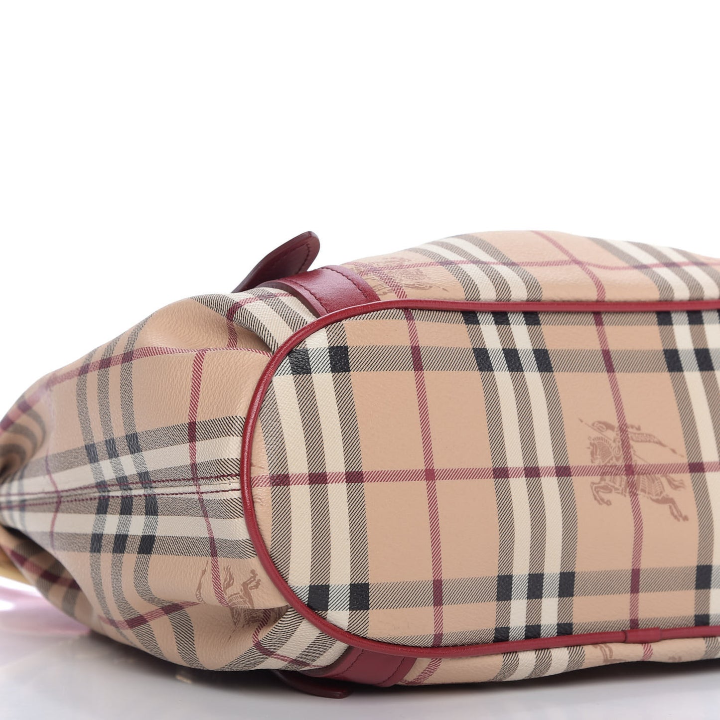 Haymarket Check Small Northfield Tote Military Red
