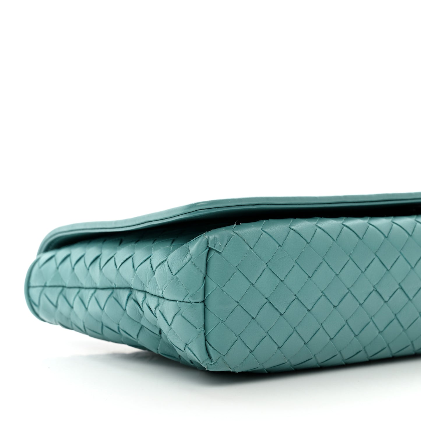 Nappa Intrecciato Dahlia Clutch Crossbody Linoleum