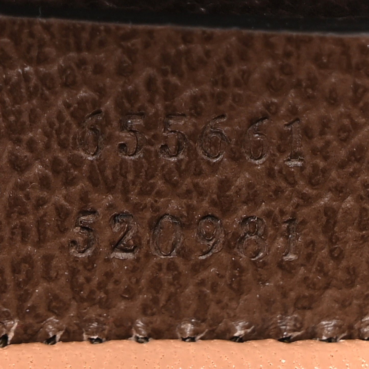 Monogram Jumbo GG Textured Dollar Calfskin Mini Diana Tote Bag Camel Ebony New Acero