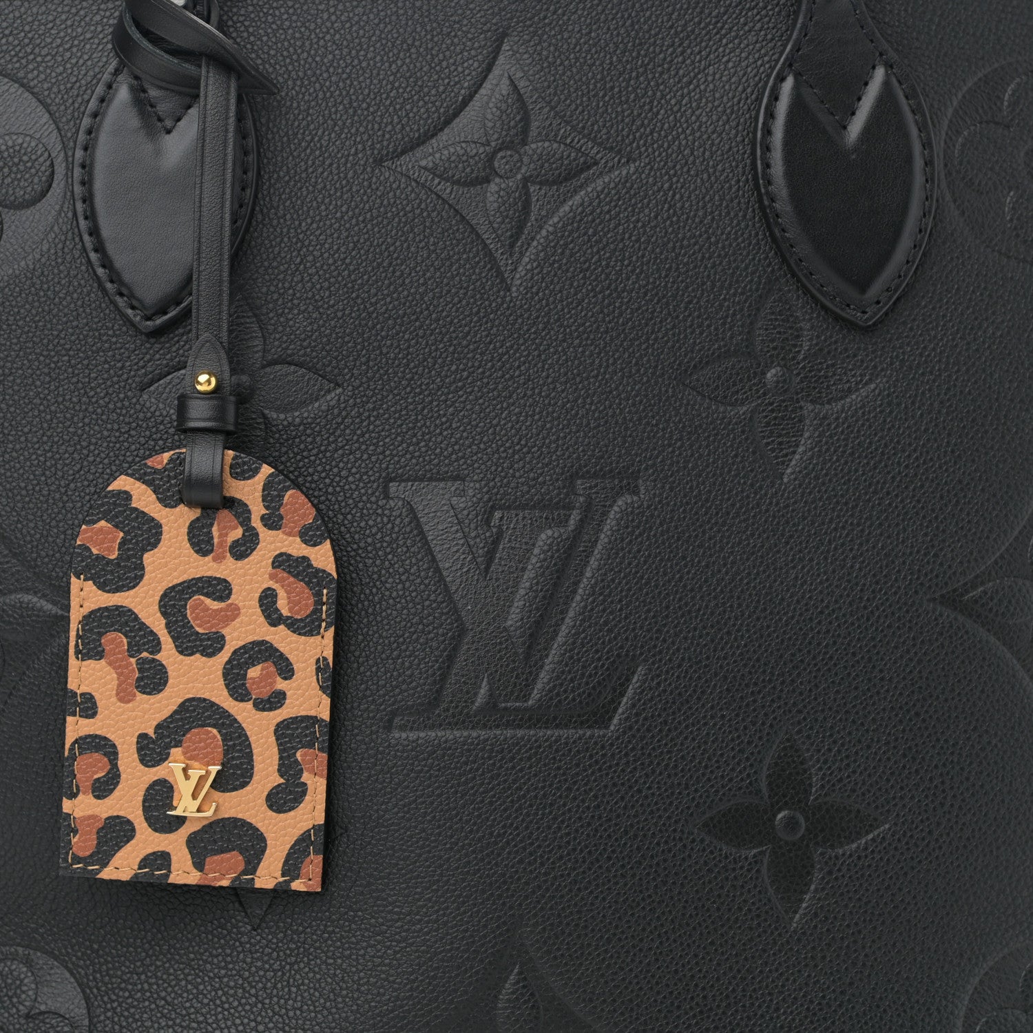 Louis Vuitton Empreinte Monogram Giant Wild At Heart Neverfull MM Black 7 of 7