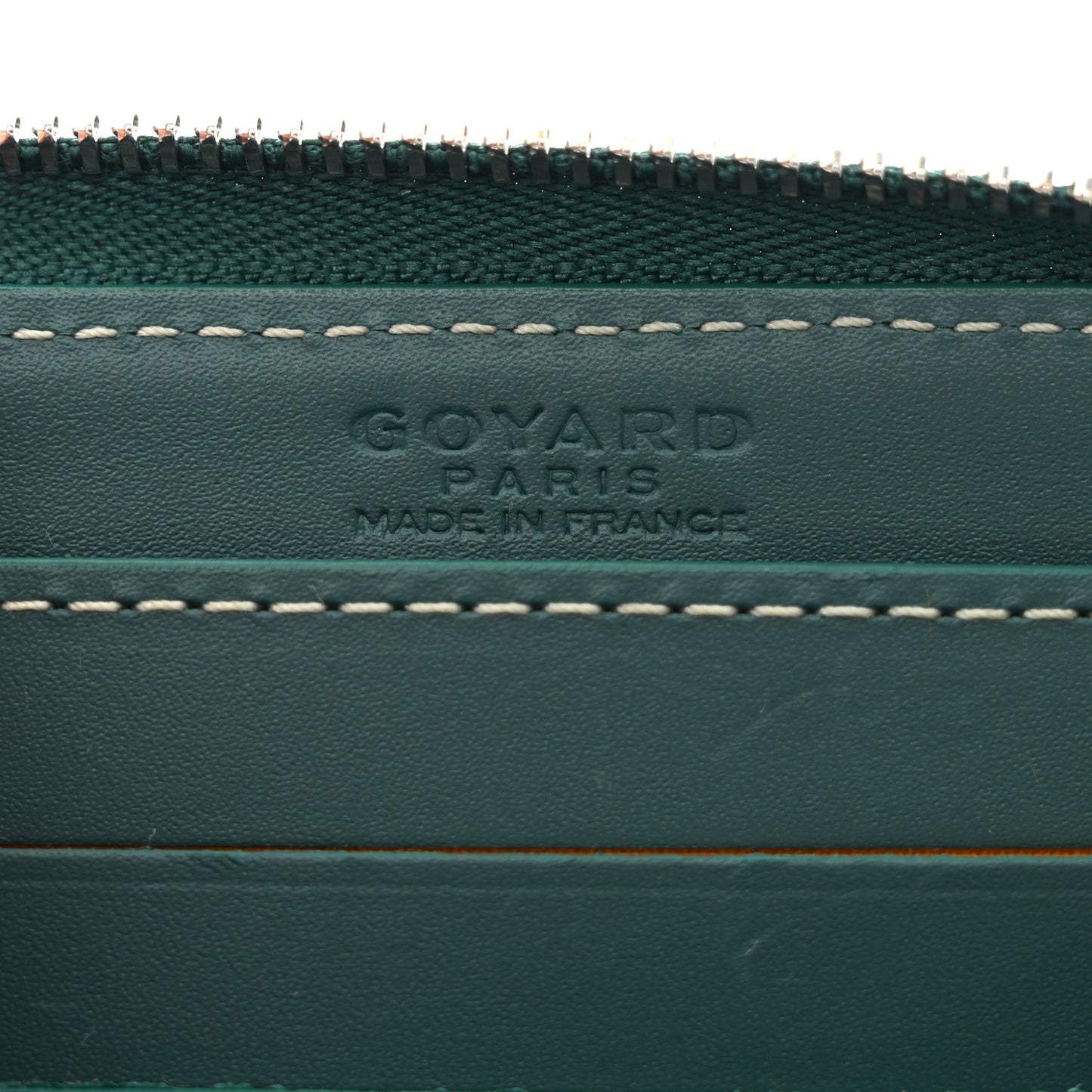 Goyardine Matignon PM Wallet Green