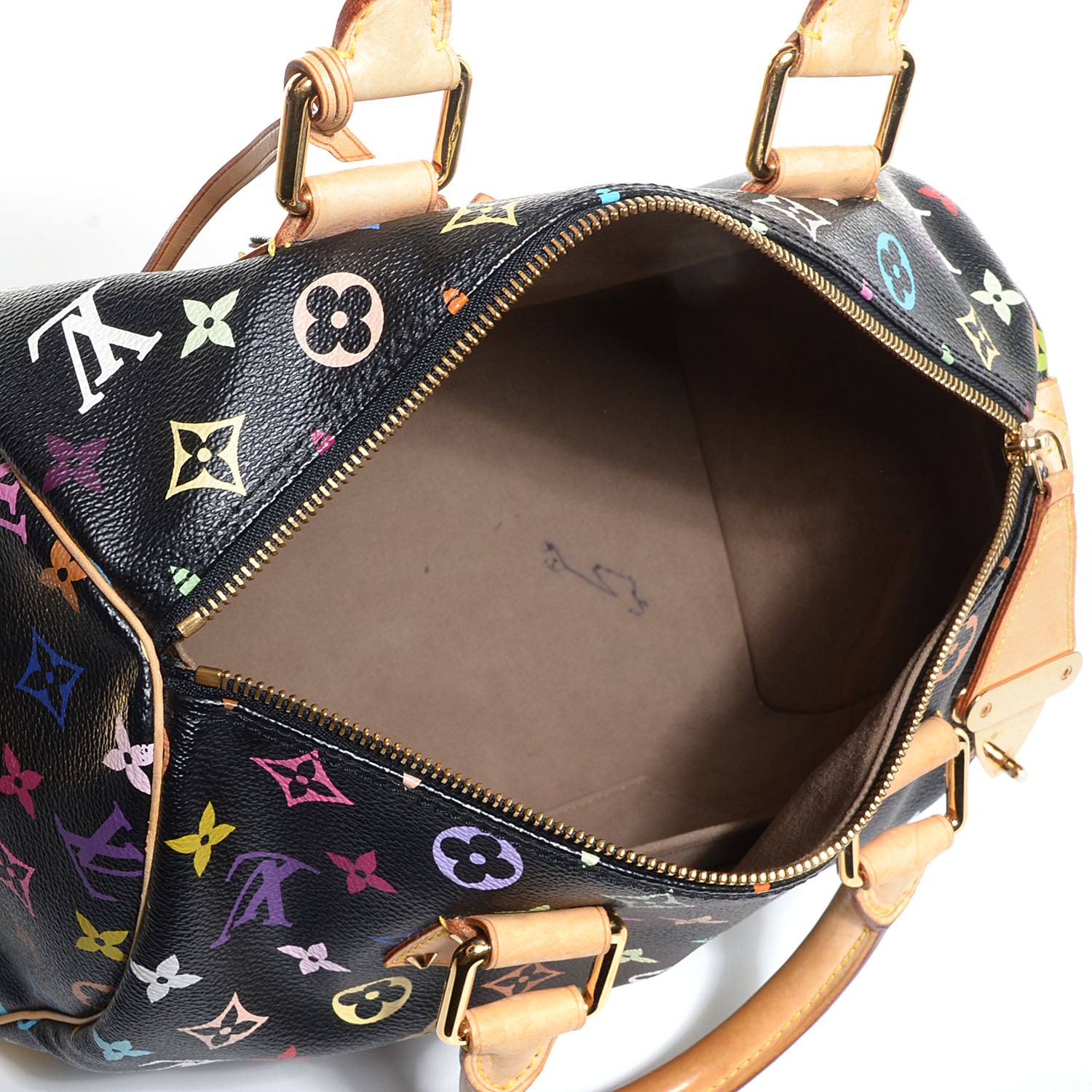 Louis Vuitton Monogram Multicolor Speedy 30 Black 5 of 7