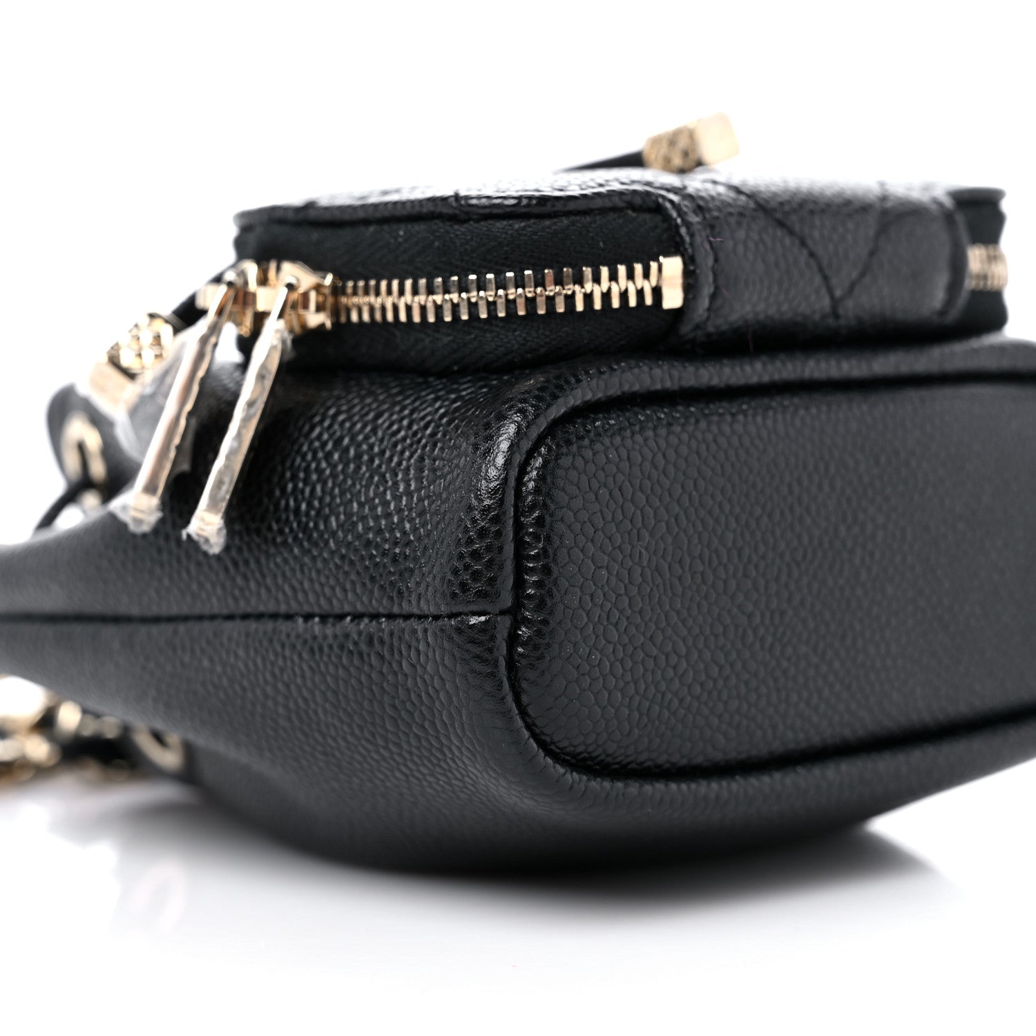 Chanel Caviar Quilted Mini CC Pocket Bucket Bag Black 8 of 10