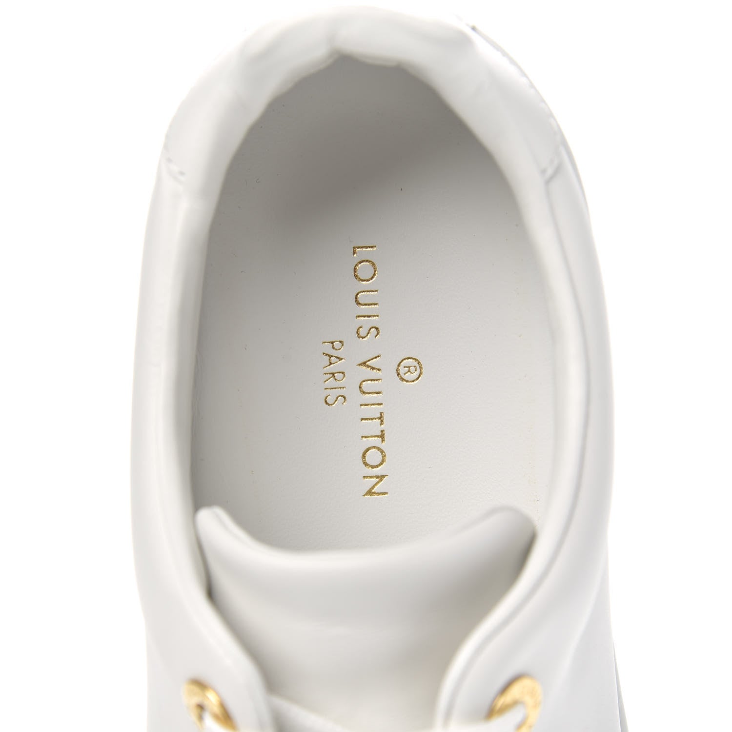 Louis Vuitton Calfskin Frontrow Sneakers 37 White 8 of 12