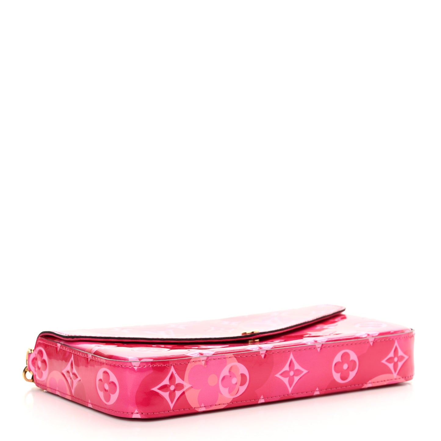 Vernis Valentine Pochette Felicie Chain Wallet Fuchsia