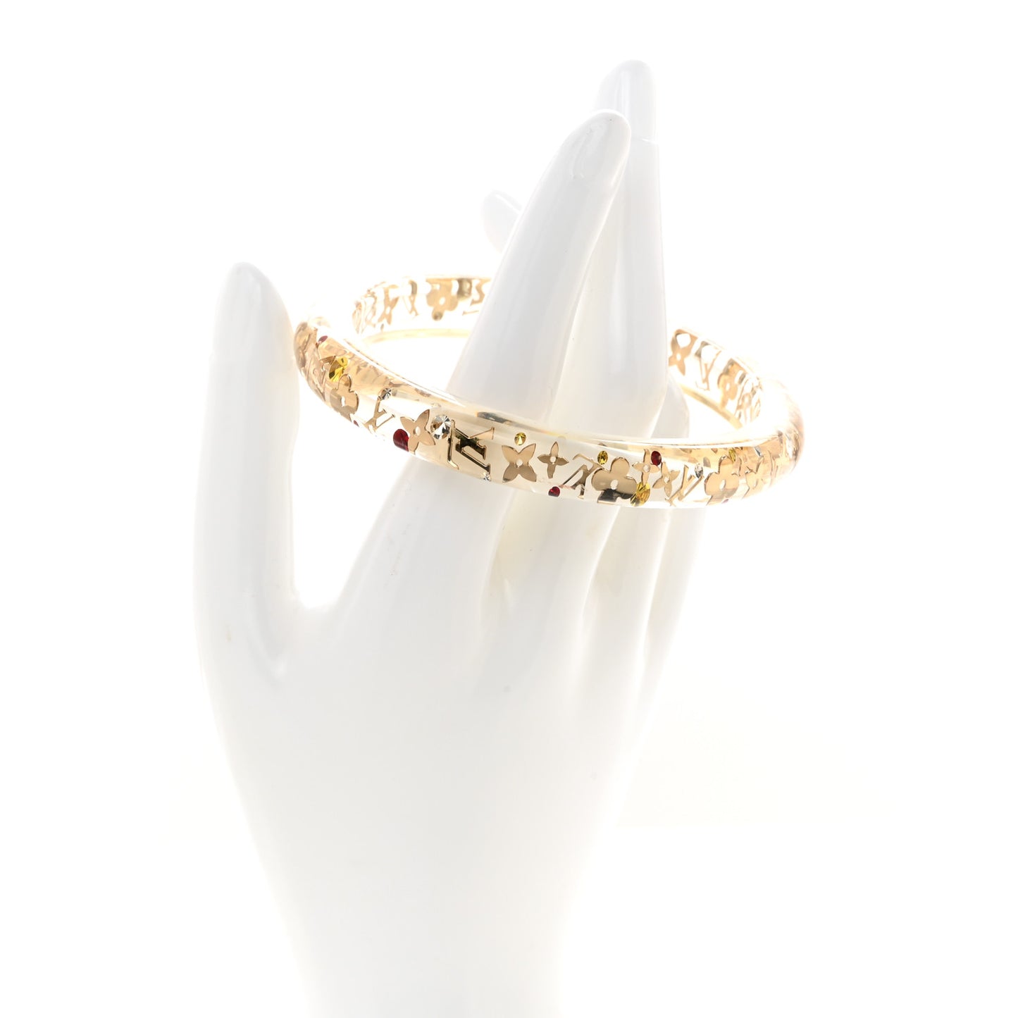 Resin Swarovski Small Inclusion Bracelet PM Transparent