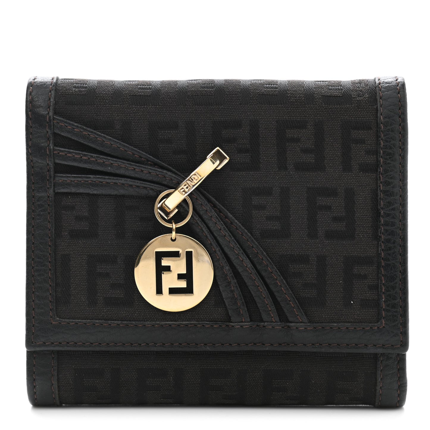 Zucchino Tri-Fold Envelope Wallet Black