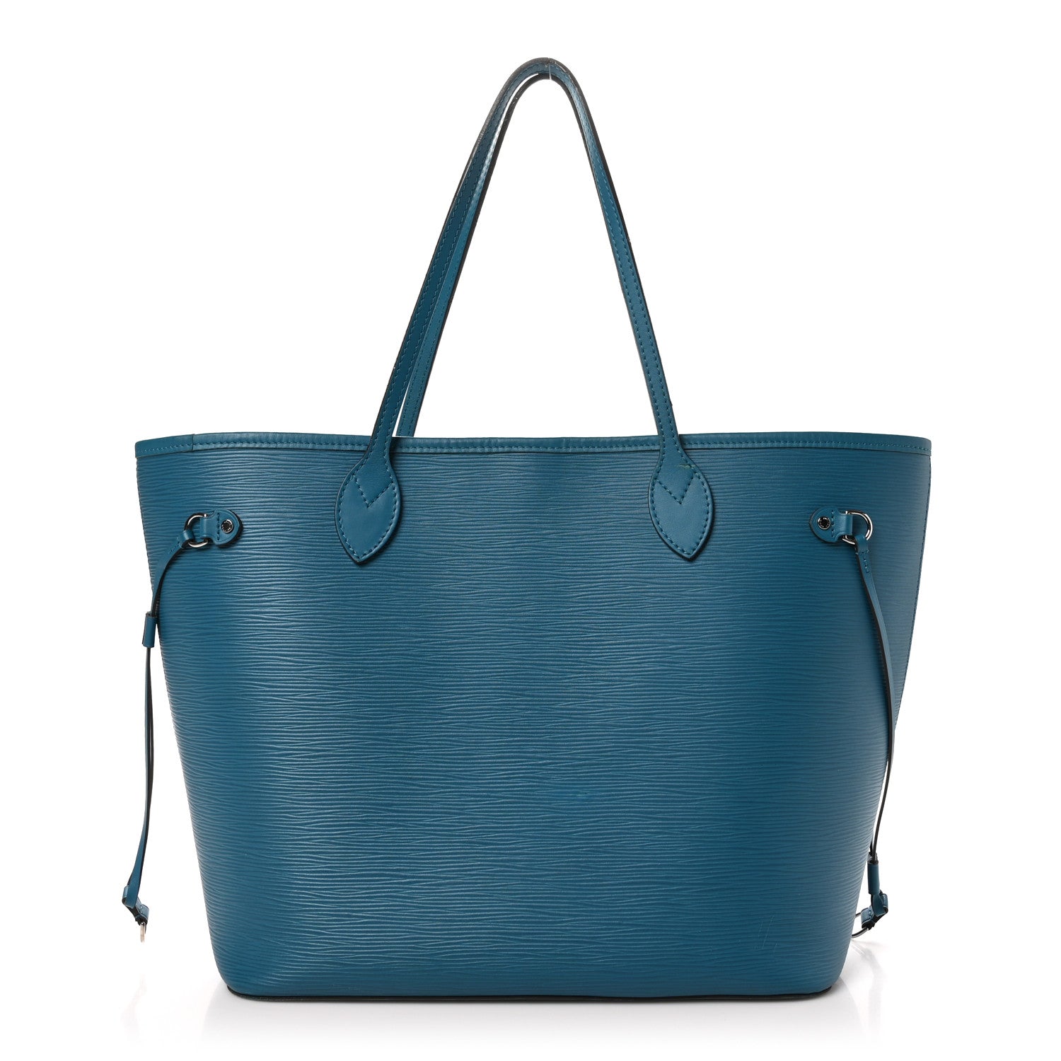 Louis Vuitton Epi Neverfull MM Cyan 1 of 15