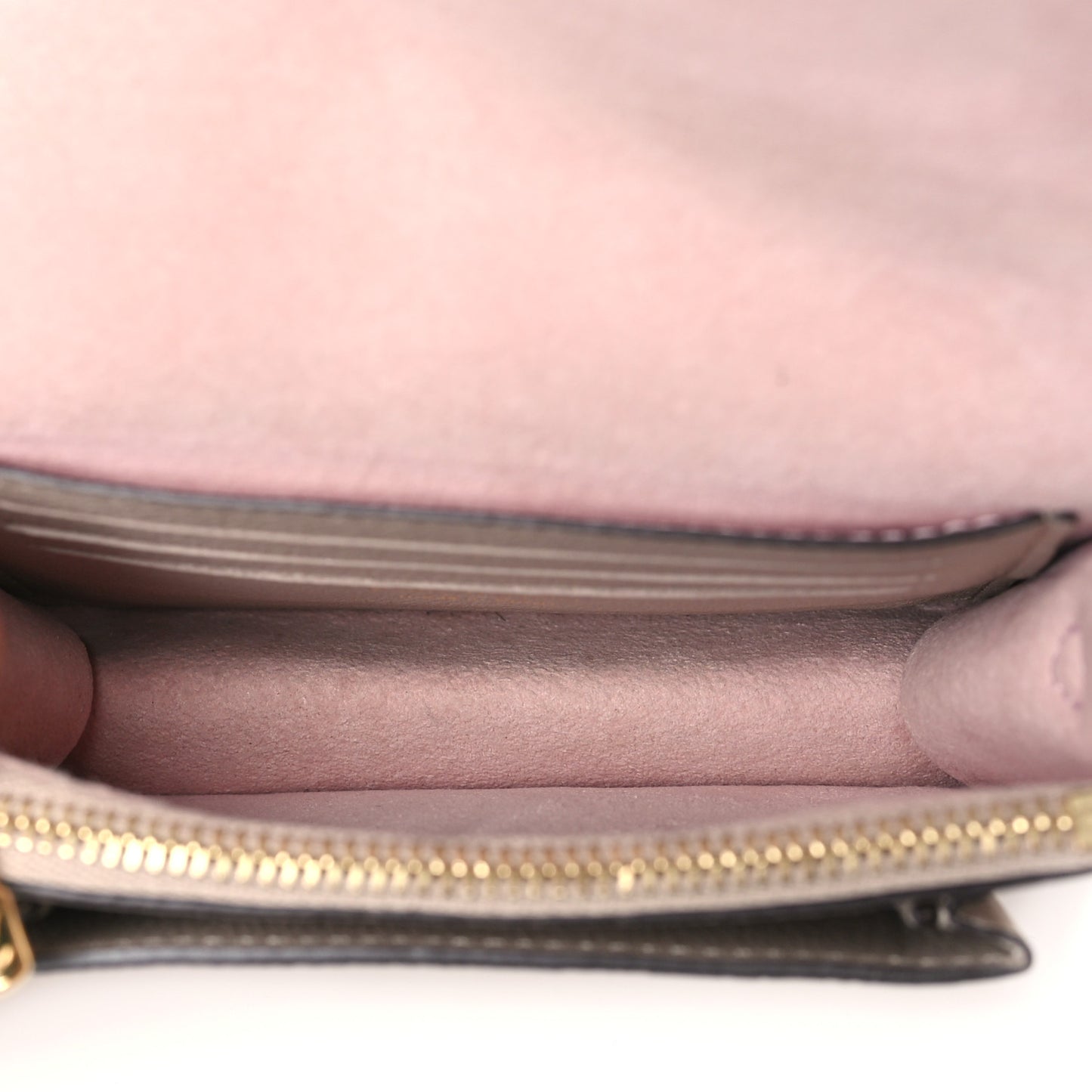 Soft Calfskin Mini My Lockme Chain Pochette Greige