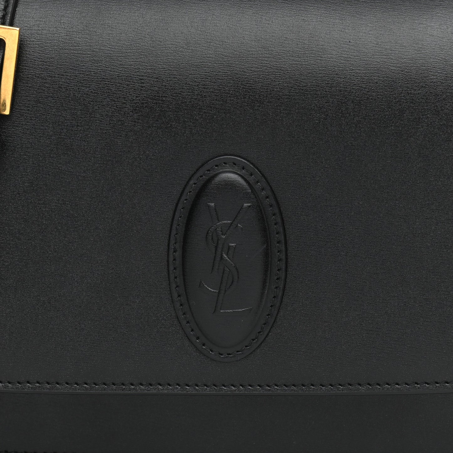 Calfskin Le 61 Shoulder Bag Black