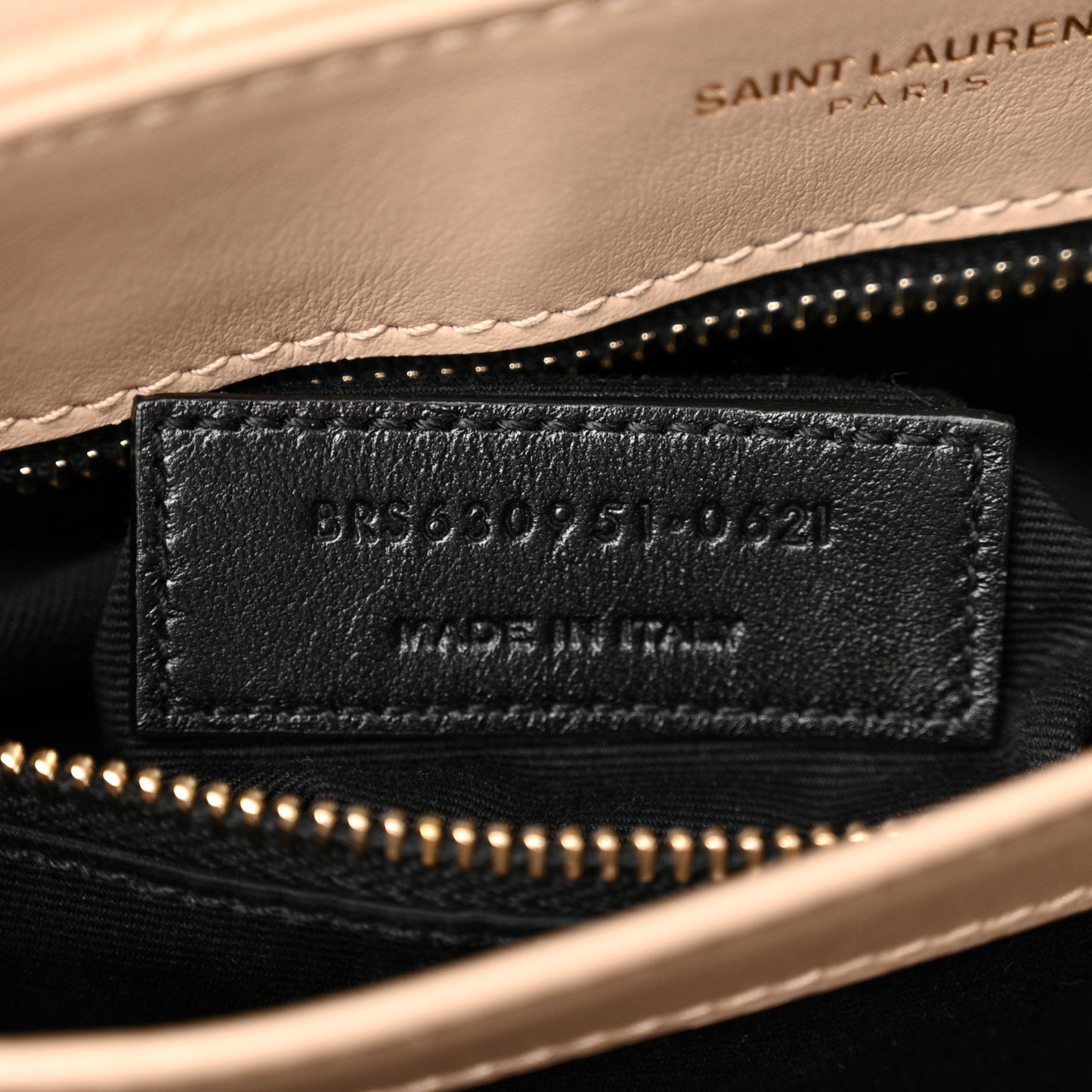 Calfskin Y Quilted Monogram Toy Loulou Crossbody Bag Dark Beige