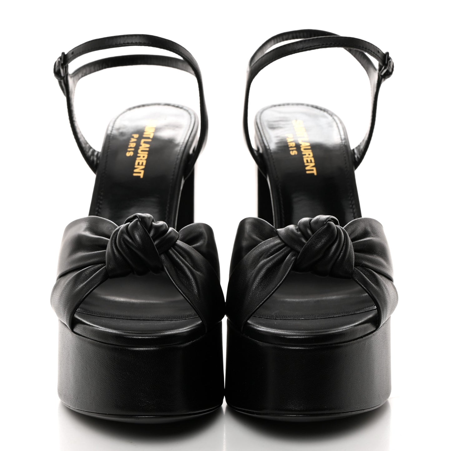 Vendome Bianca 85 Platform Sandals 37 Black