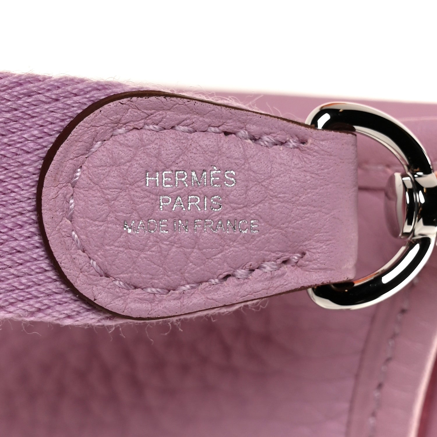 Hermes Taurillon Clemence Evelyne TPM Mauve Sylvestre 6 of 10