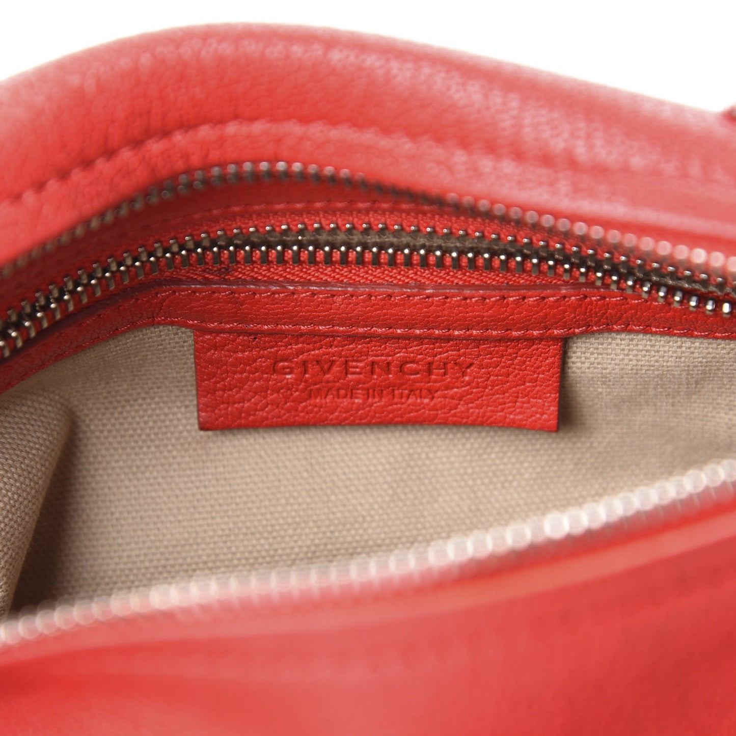 Sugar Goatskin Mini Pandora Red