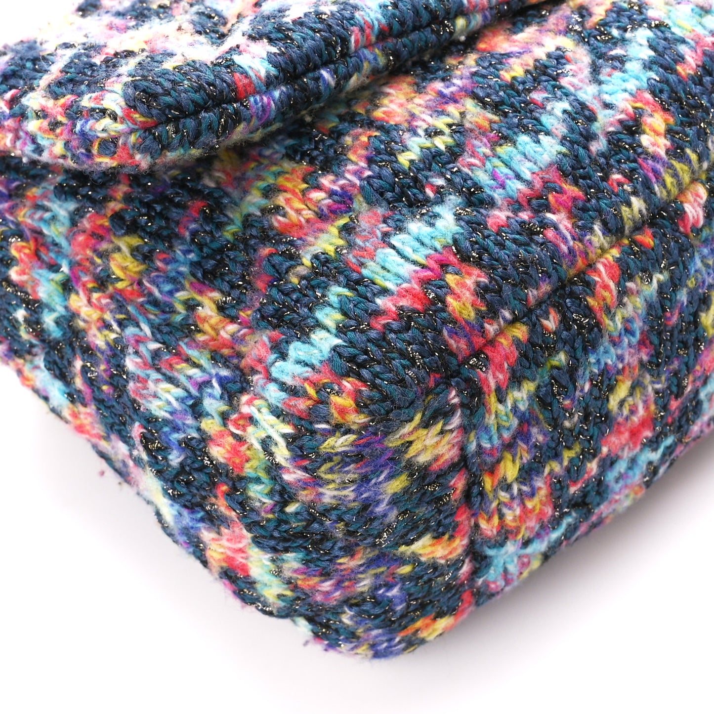 Tweed Quilted Medium Chanel 19 Flap Dark Multicolor