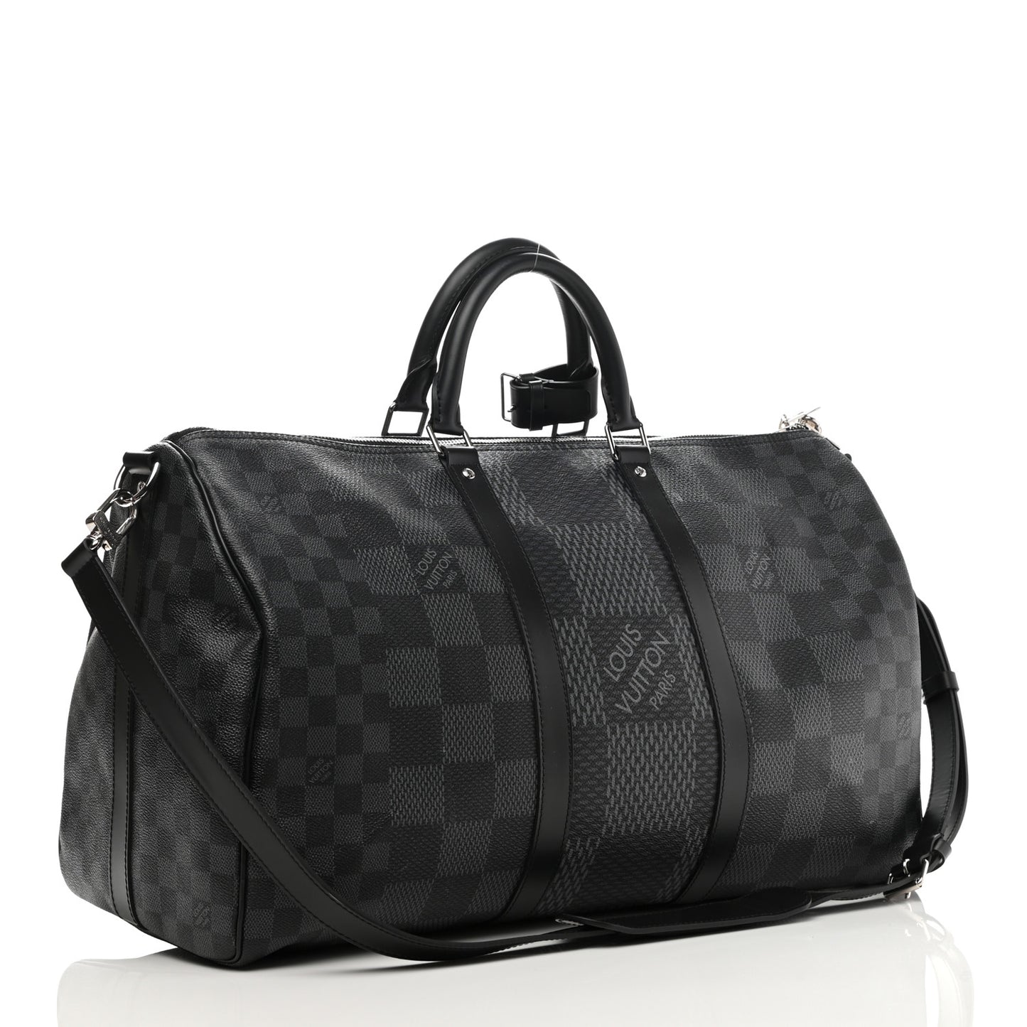 Damier Graphite 3D Keepall Bandouliere 50