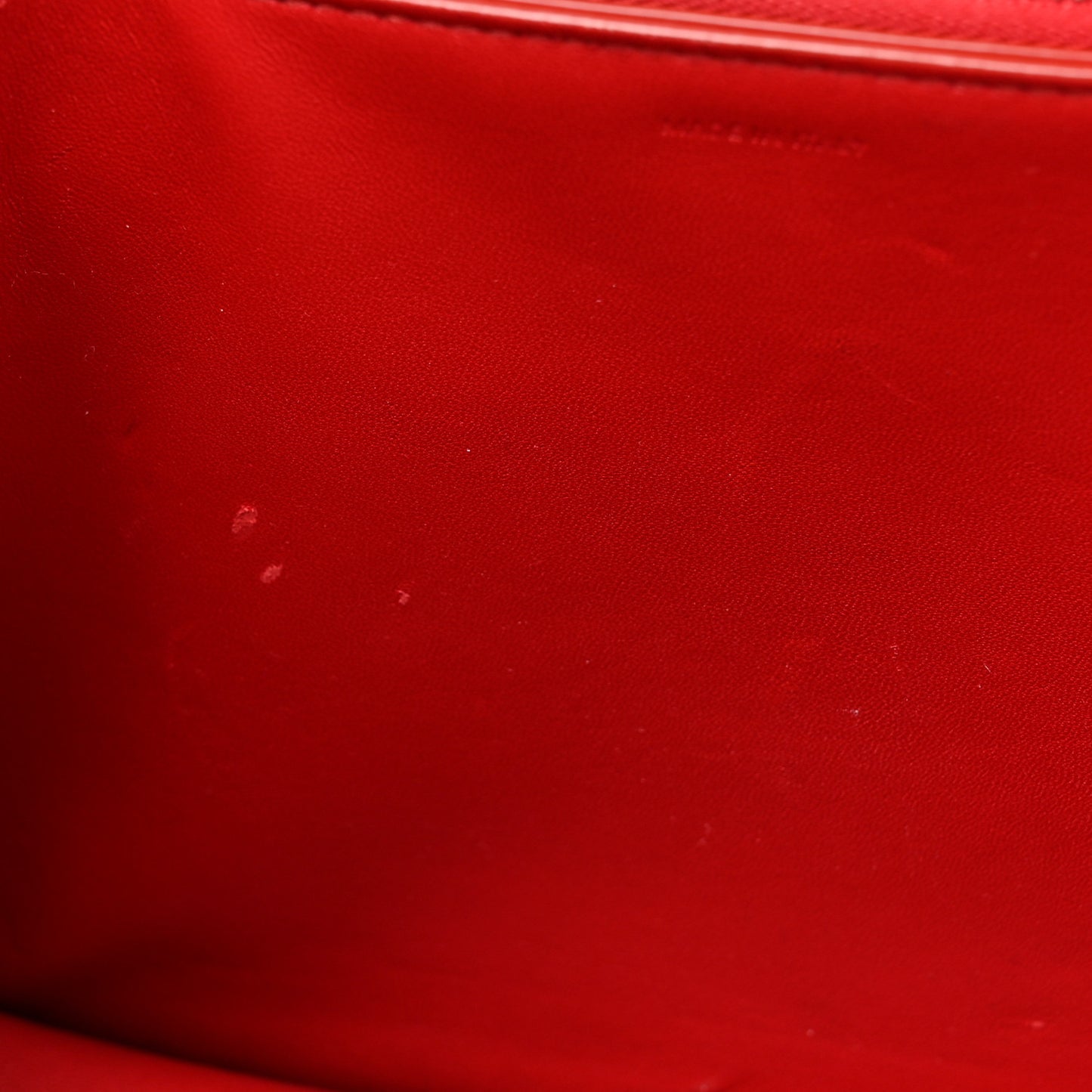 Box Calfskin Medium Classic Box Flap Bag Red
