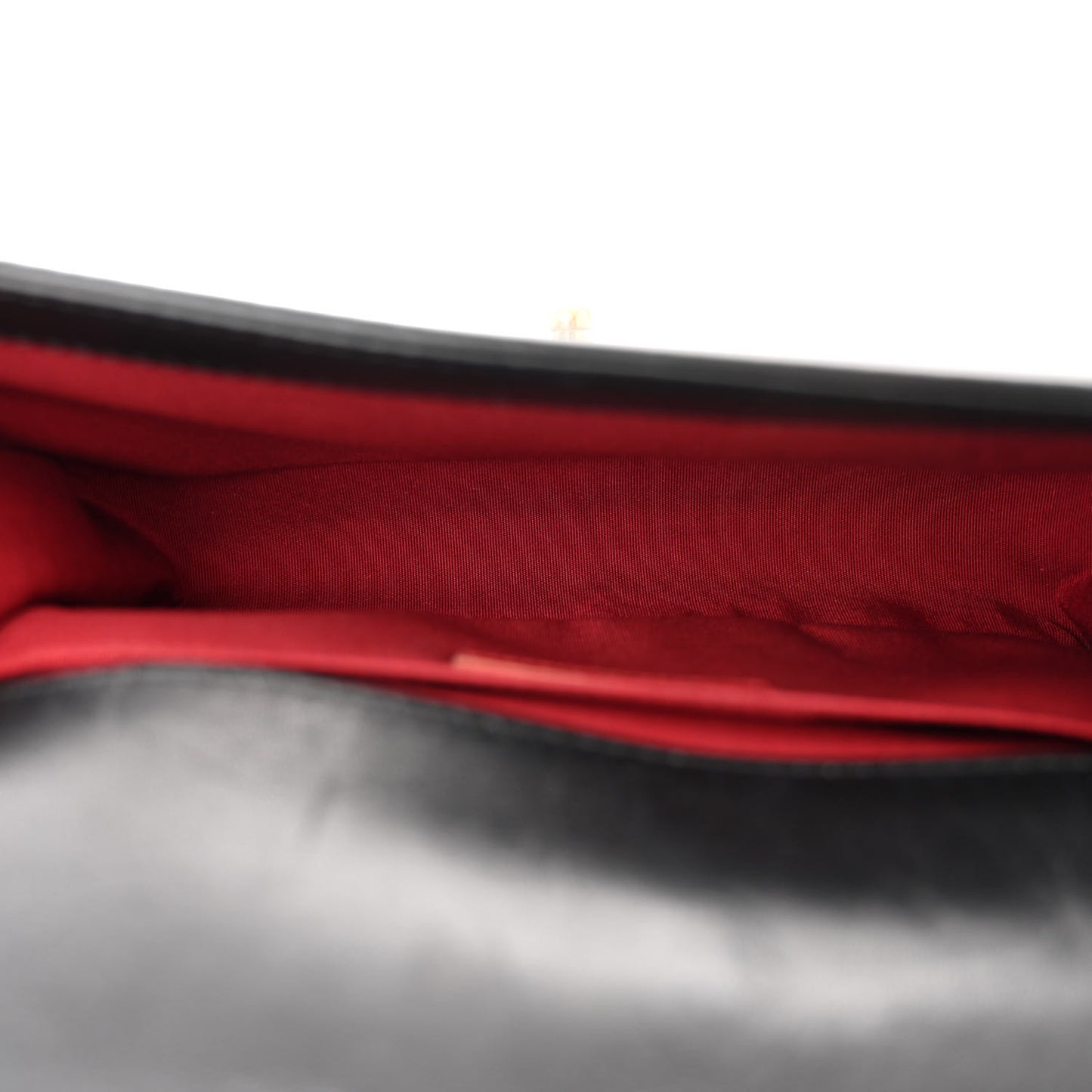 Lambskin Quilted Medium Boy Flap Dark Red Black