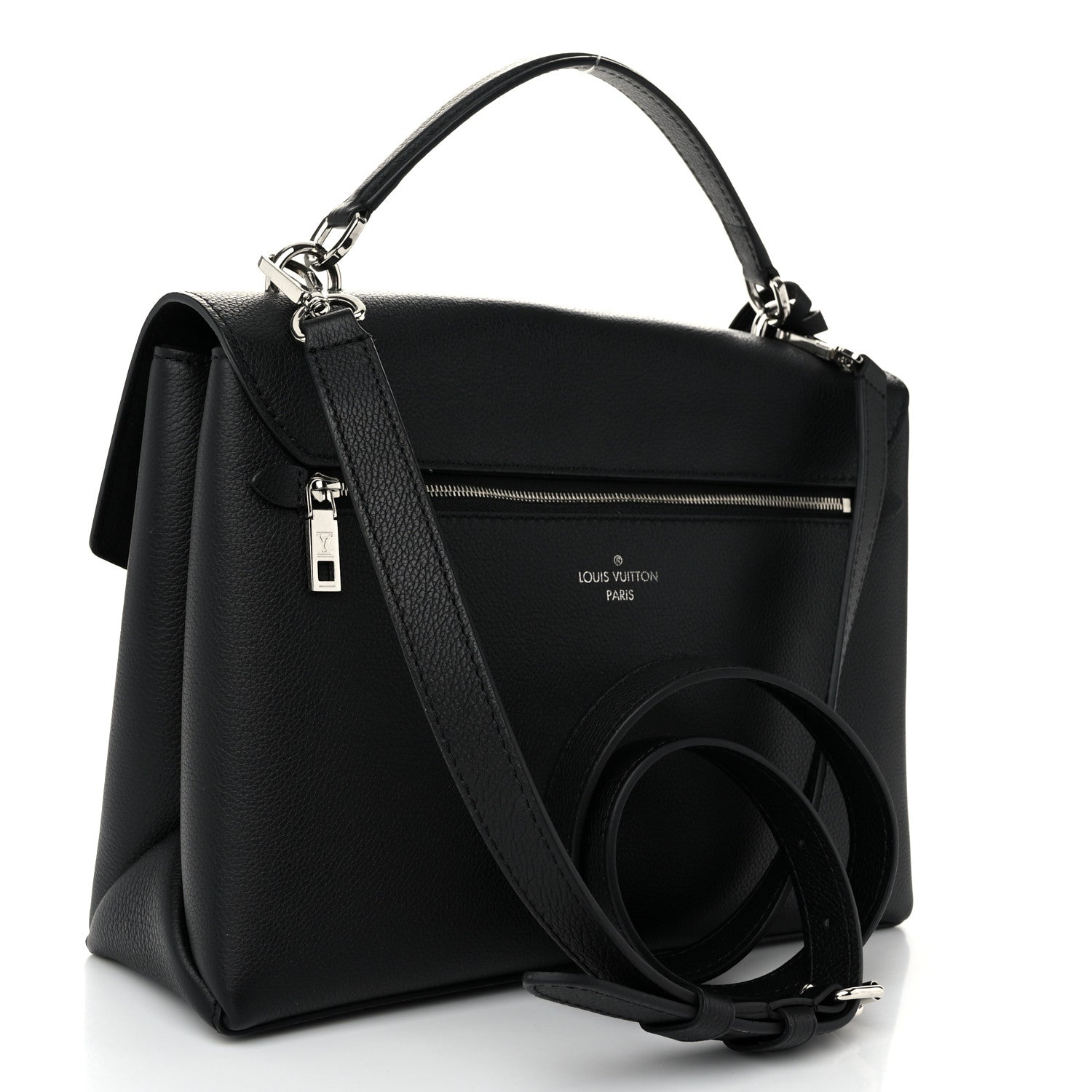 Louis Vuitton Soft Calfskin My Lockme Top Handle Black 3 of 9