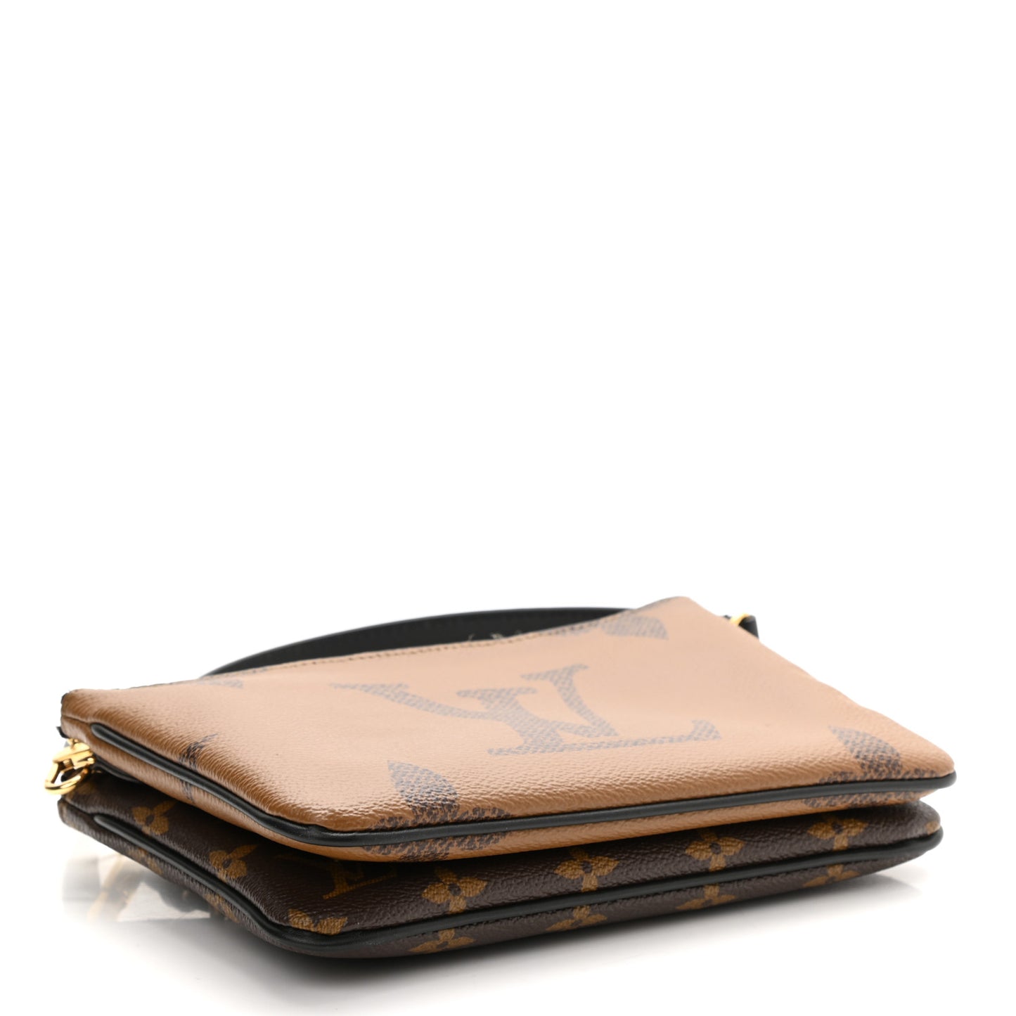Reverse Monogram Giant Double Zip Pochette