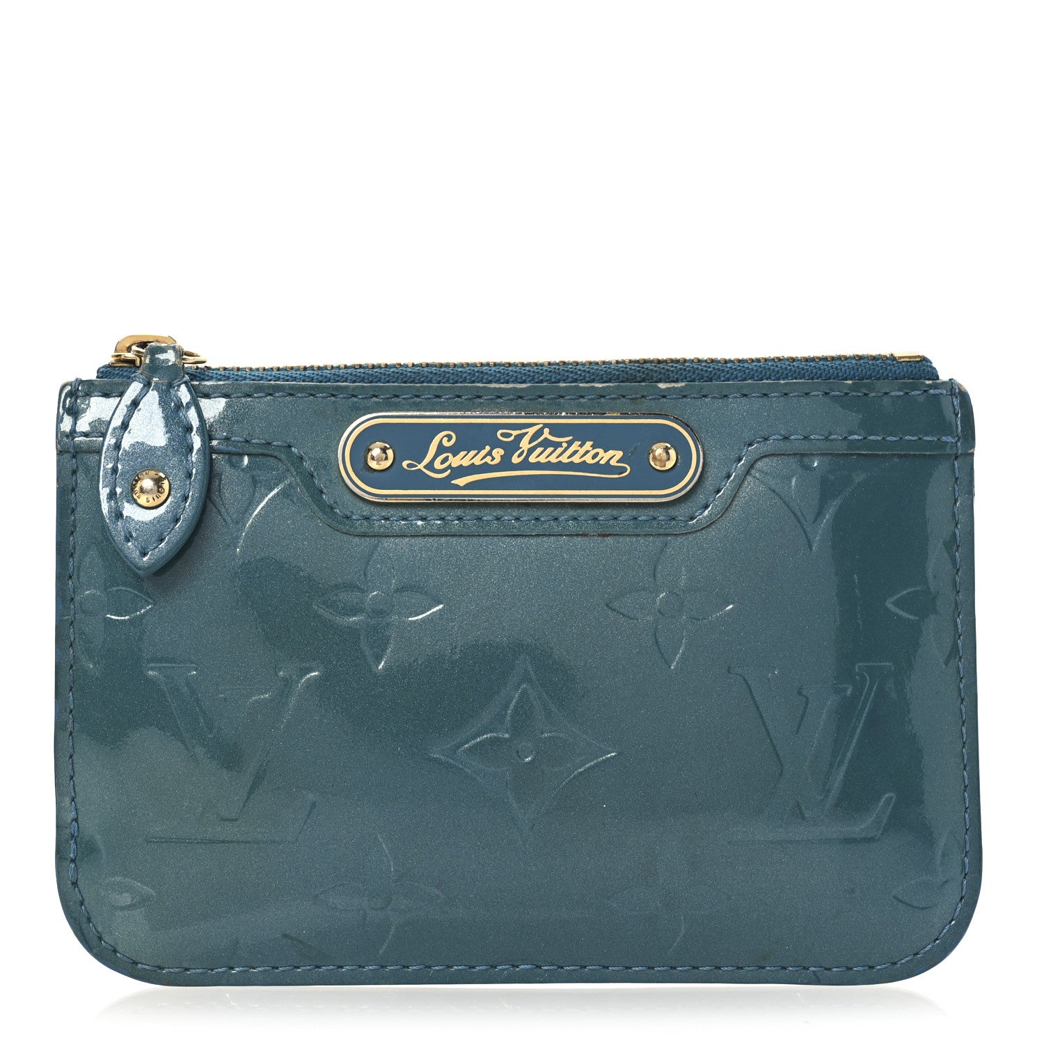Louis Vuitton Vernis Key Pouch Blue Galactic 1750716 – FASHIONPHILE