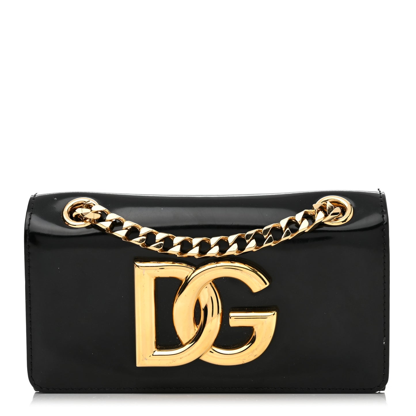 Calfskin 3.5 Mini Chain Bag Black