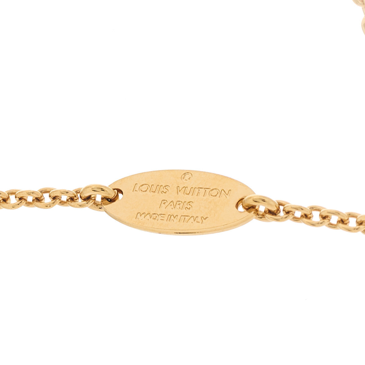 Brass Essential V Necklace Gold