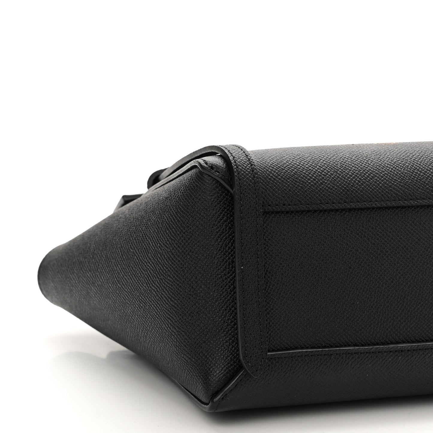 Grained Calfskin Nano Belt Bag Black