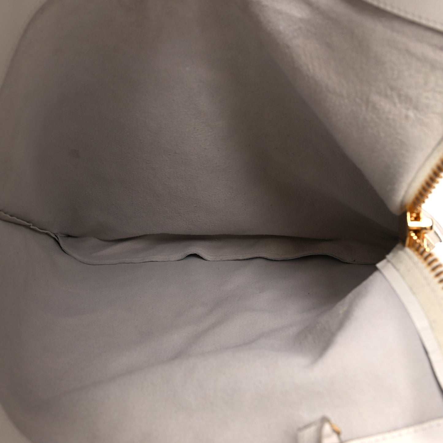 Ramskin Large Alix Padlock Zip Shoulder Bag White
