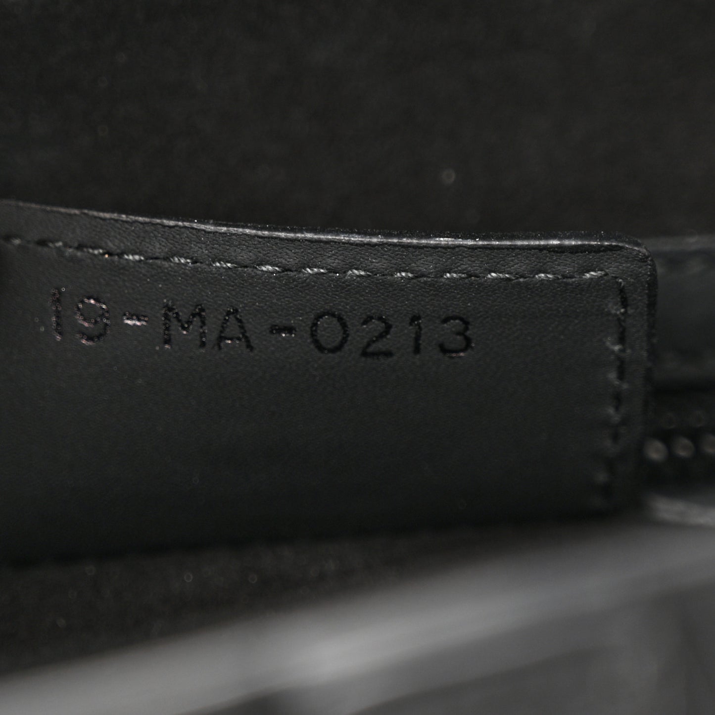 Ultra Matte Calfskin Saddle Bag Black