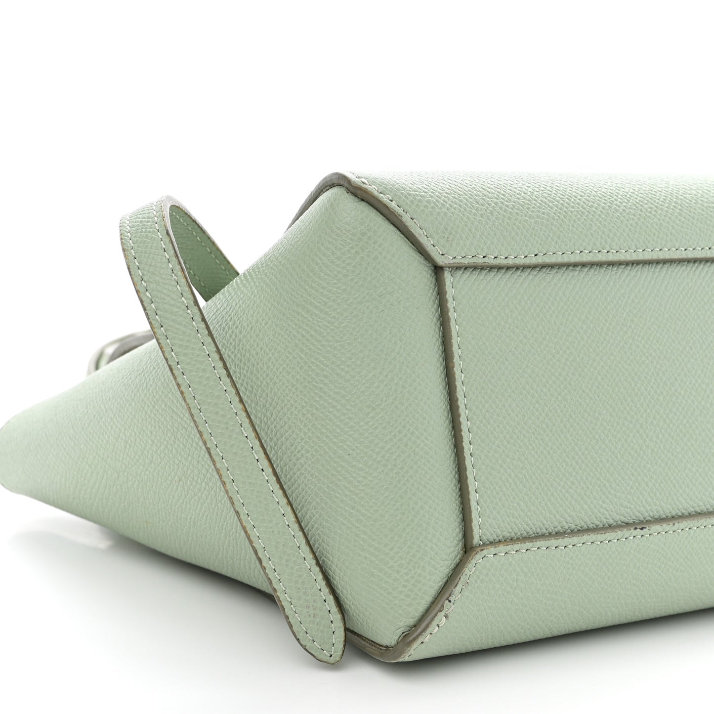 Grained Calfskin Nano Belt Bag Jade
