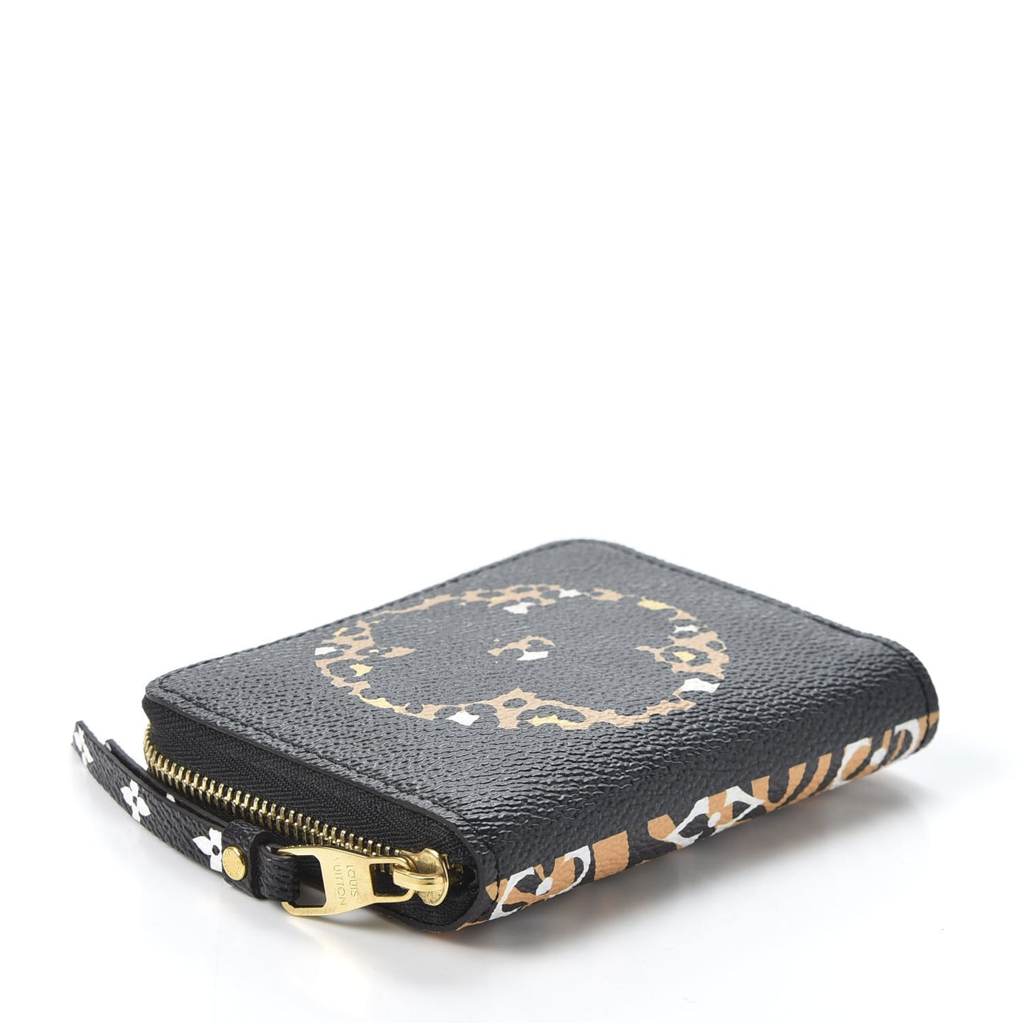 Monogram Giant Jungle Zippy Coin Purse Black