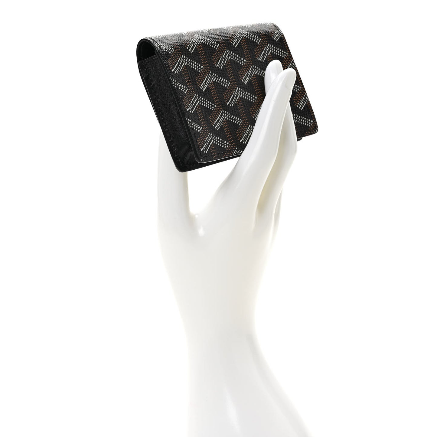 Goyardine Business Card Holder Black