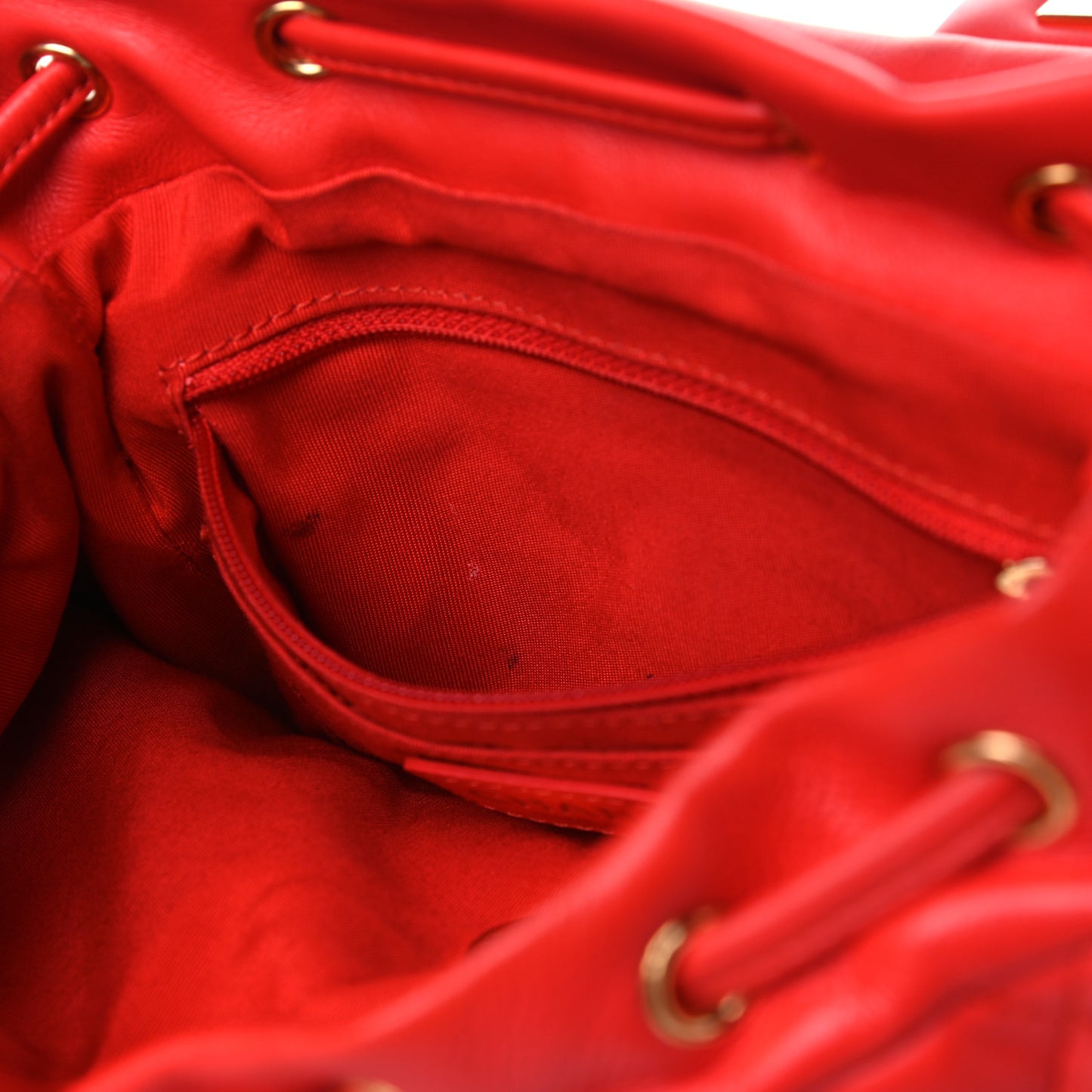Lambskin Quilted Small Urban Spirit Backpack Red