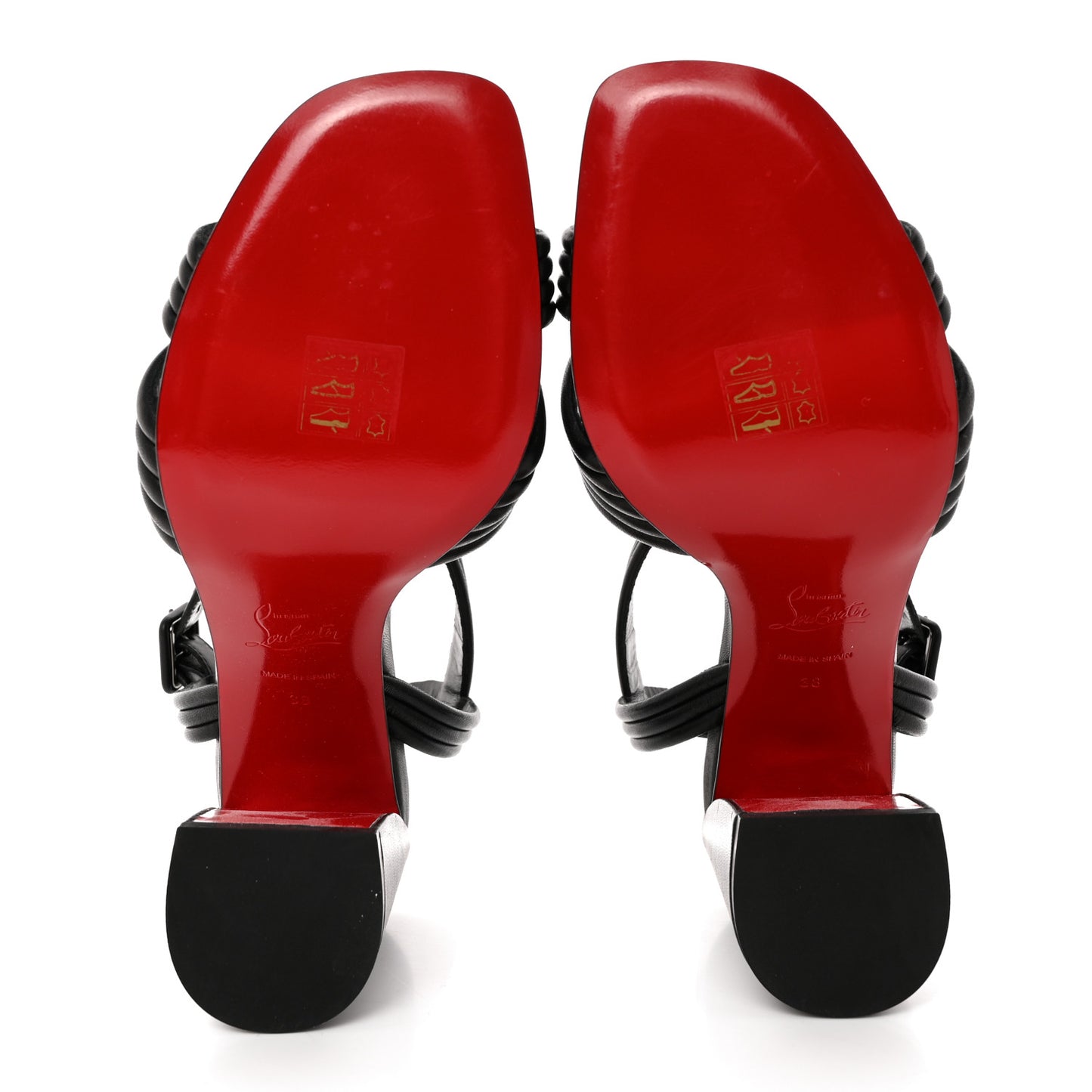 Nappa Manola 85 Sandals 38 Black