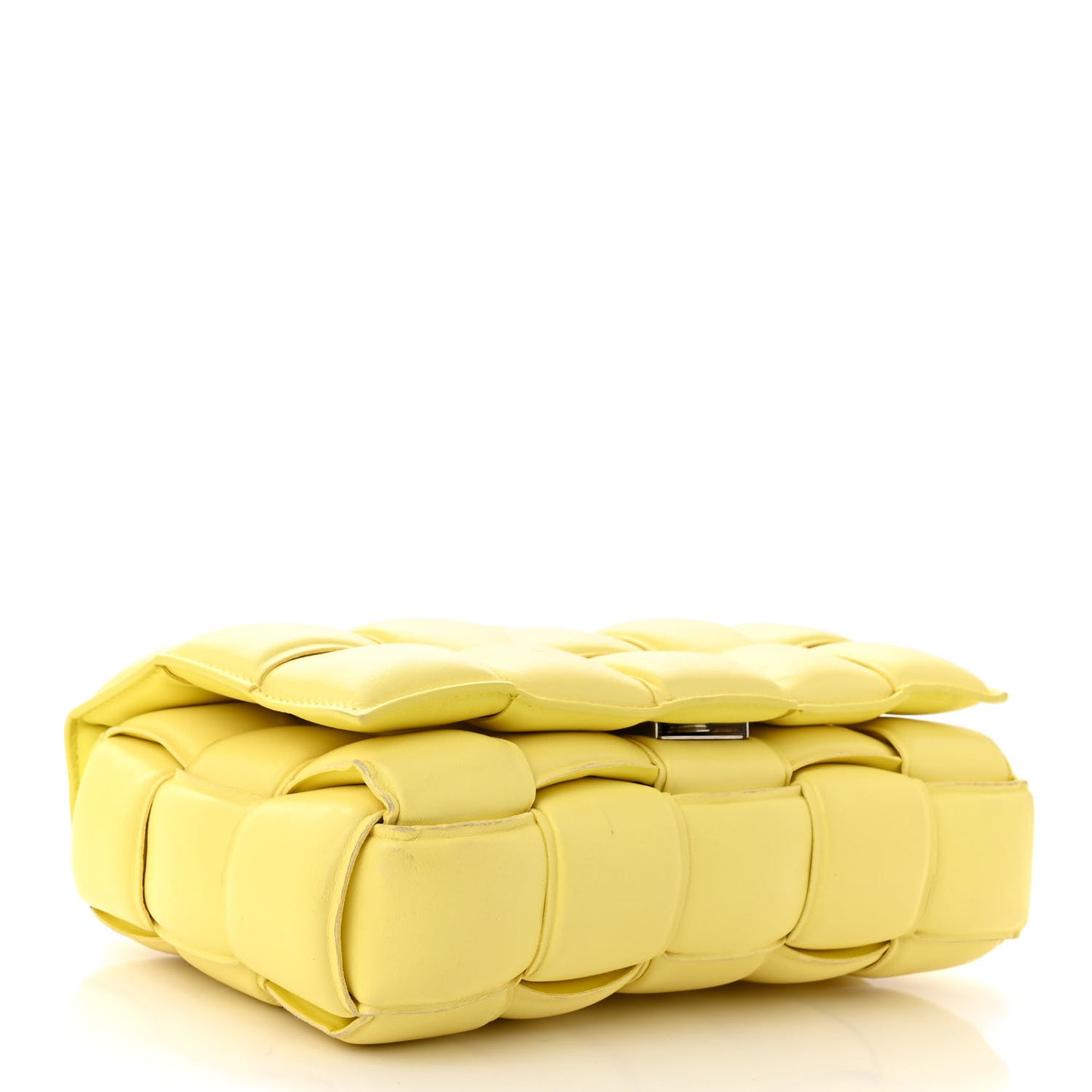 Nappa Maxi Intreccio Padded Cassette Crossbody Bag Sherbert