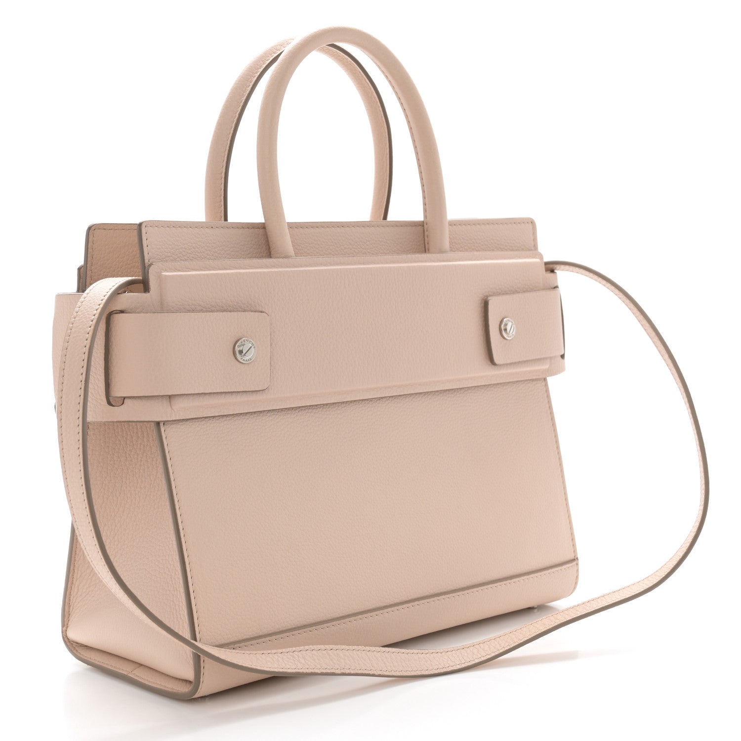 Givenchy Grained Calfskin Small Horizon Satchel Beige 3 of 10