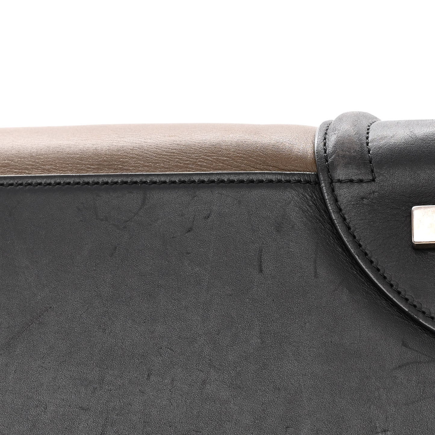 Satin Calfskin Tri-Color Luggage Multicolor