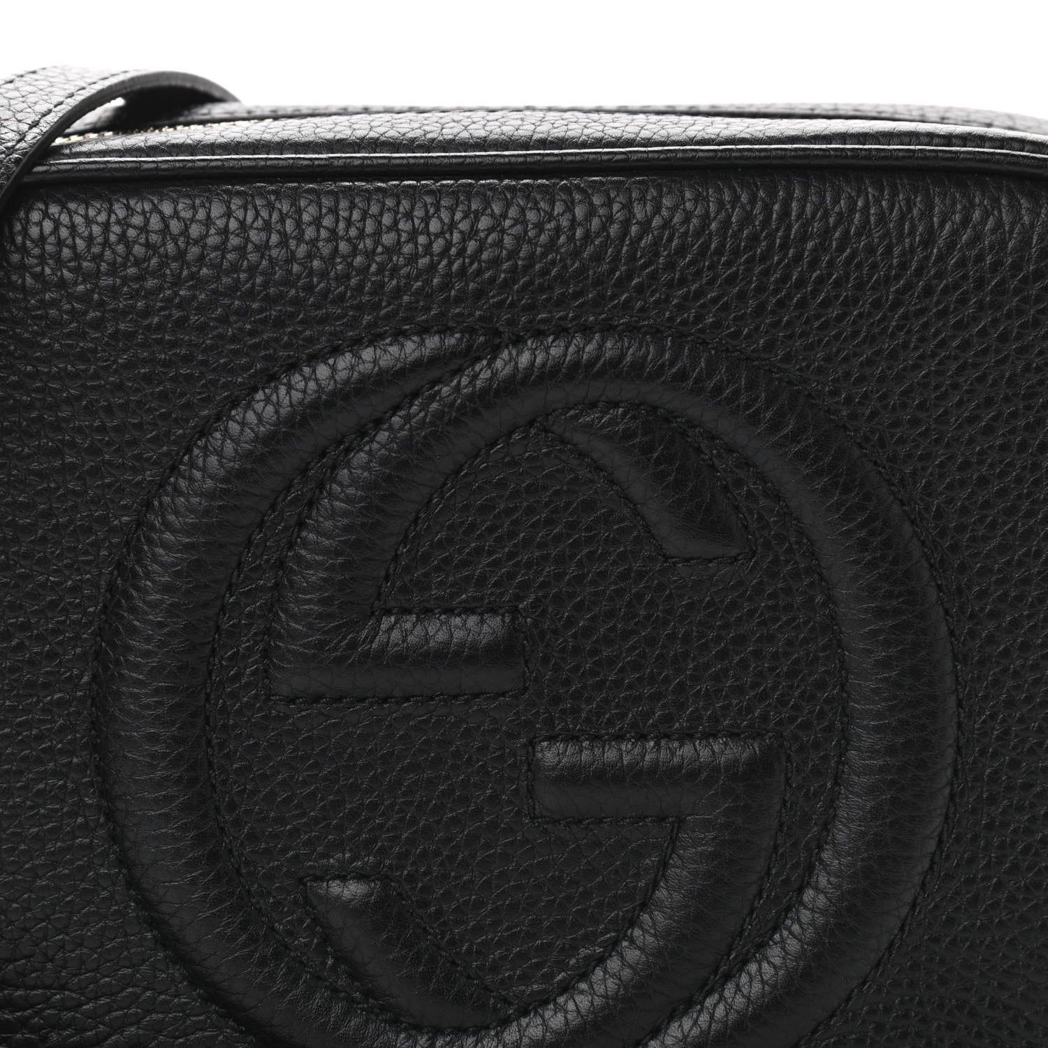 Gucci Pebbled Calfskin Small Soho Disco Bag Black 8 of 11