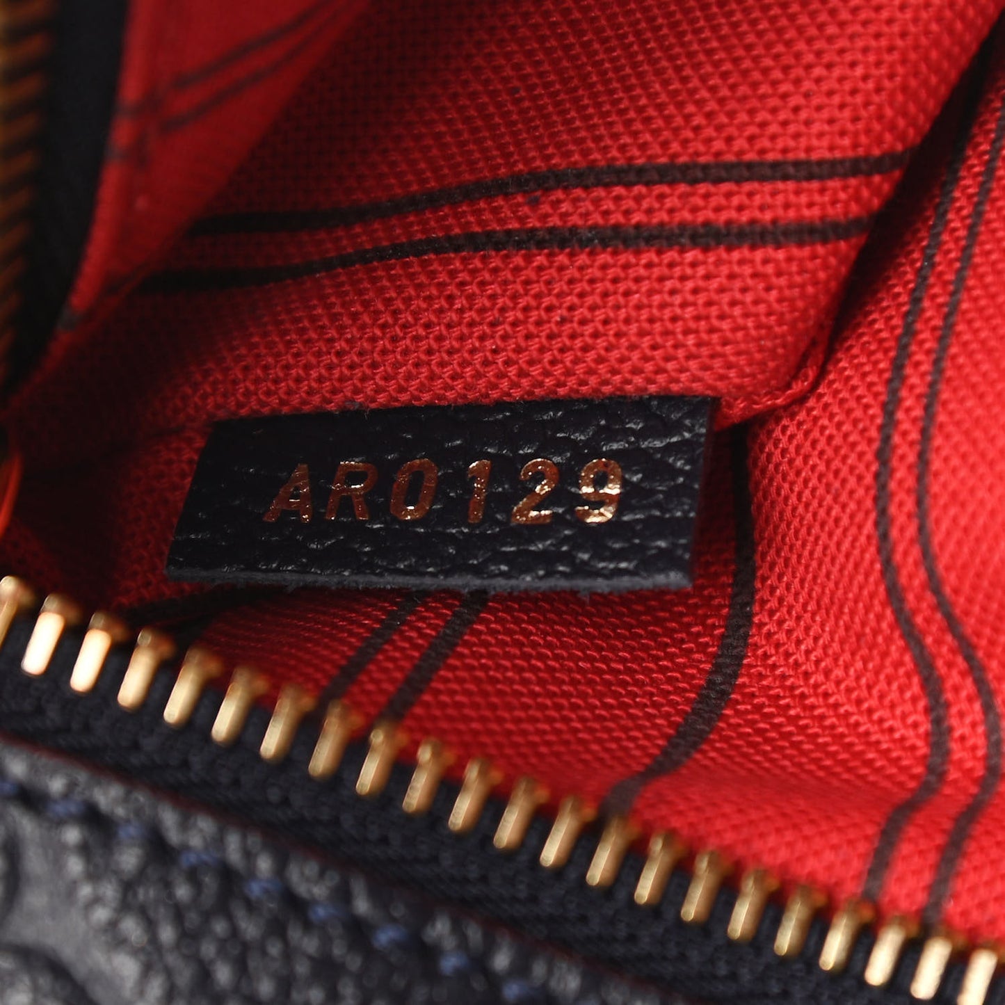 Empreinte Pochette Metis Marine Rouge