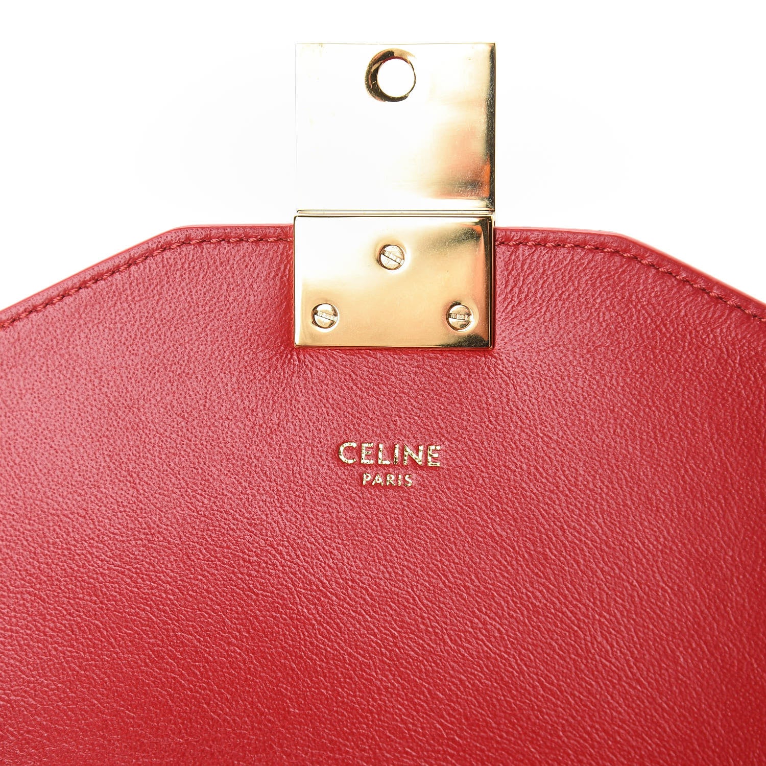 Celine Shiny Calfskin Small C Bag Red 8 of 11