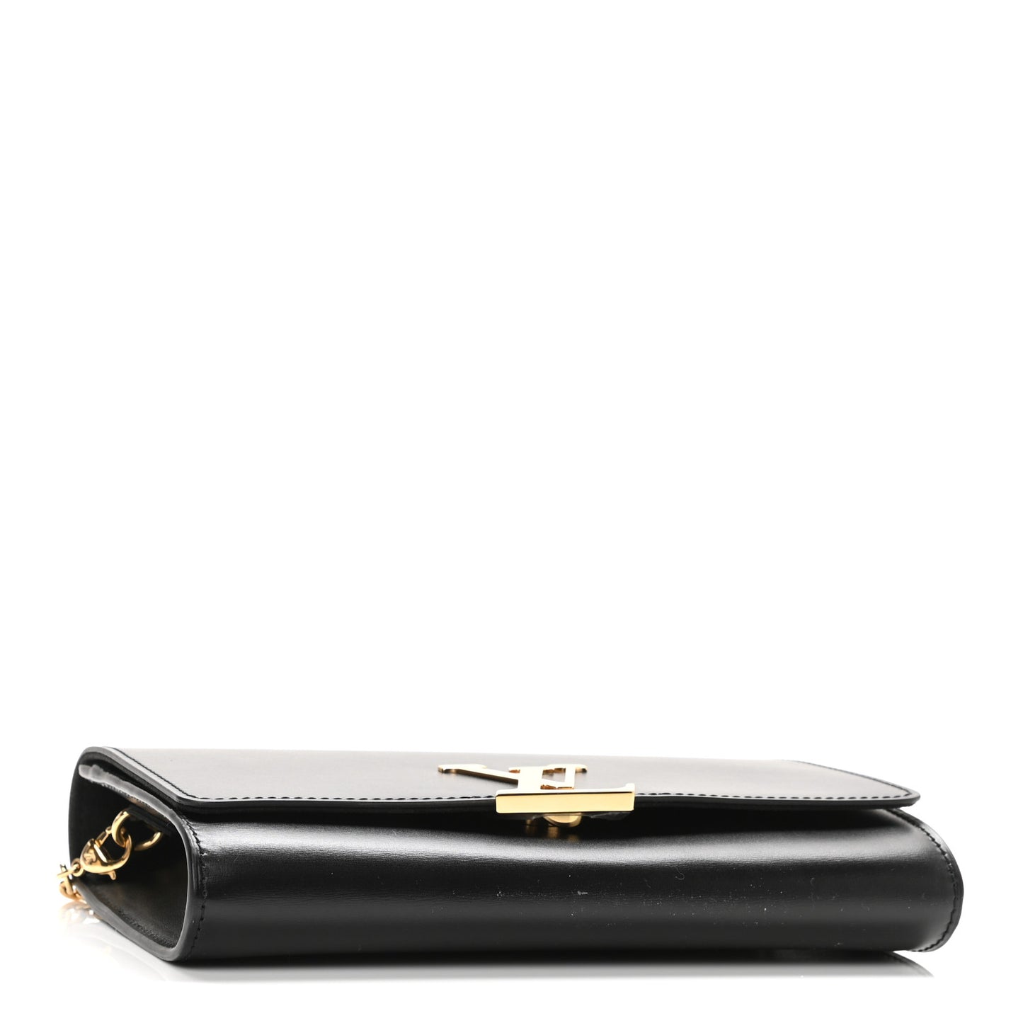 Calfskin Chain Louise MM Black