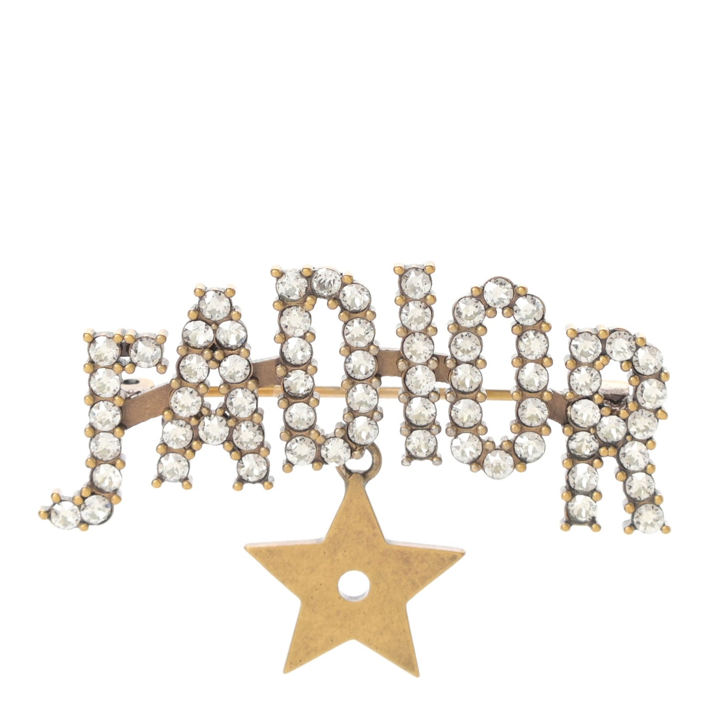 Crystal J'Adior Brooch Gold
