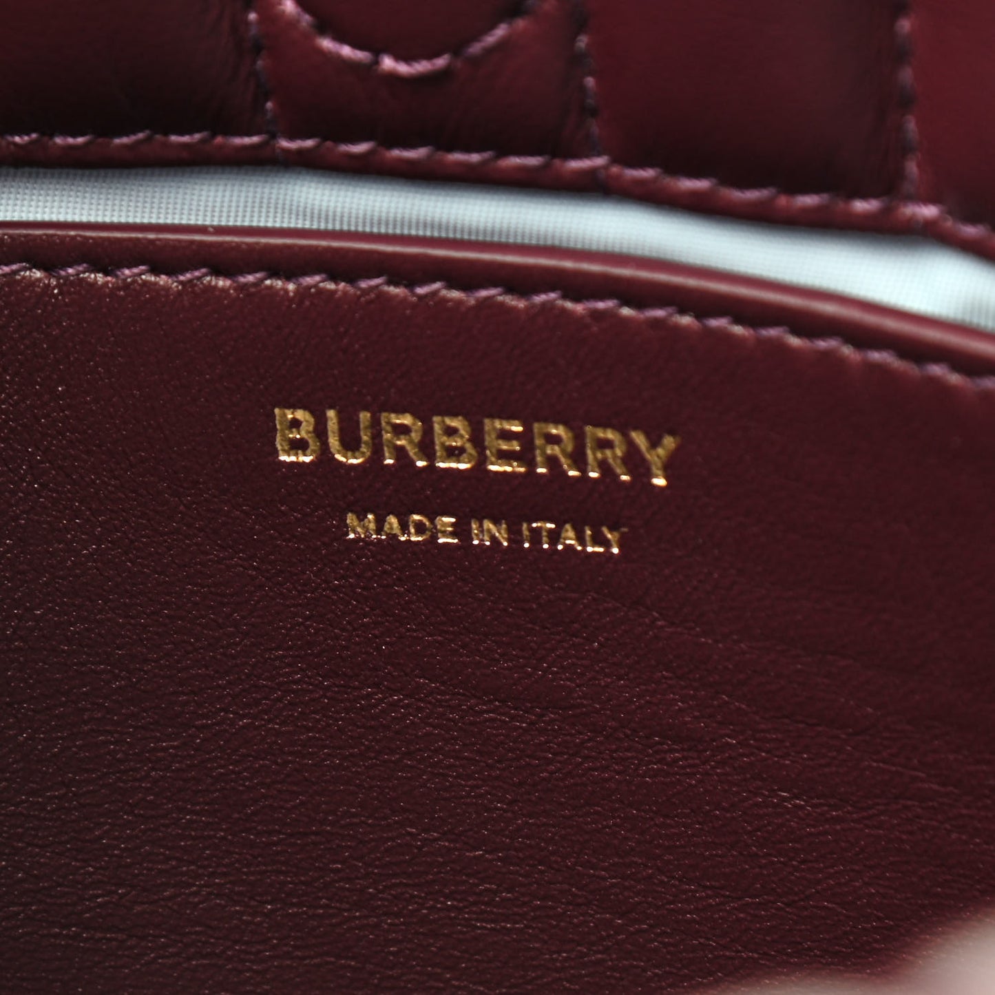 Lambskin Quilted Small Lola Bucket Bag Deep Maroon