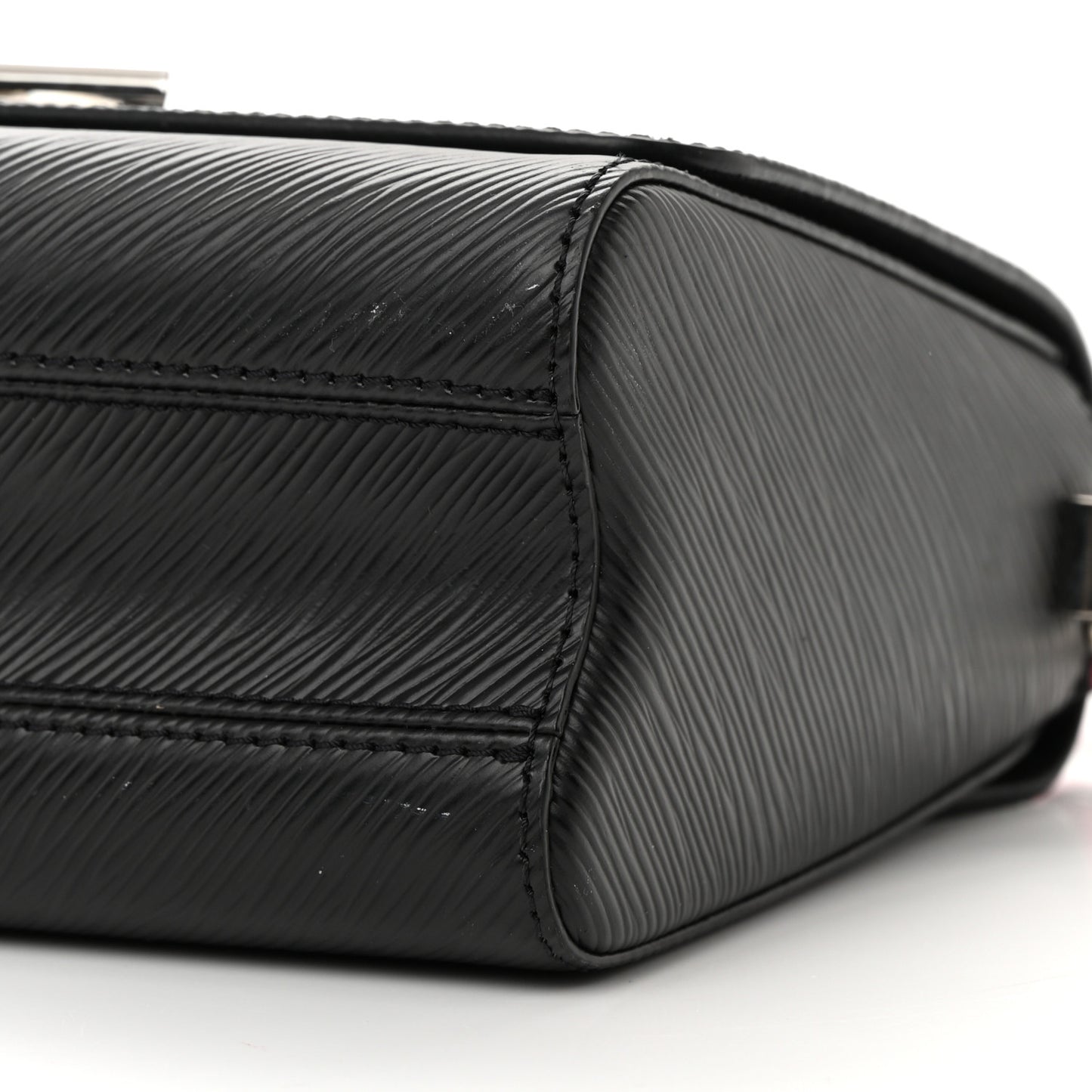 Epi Twist Short Handle Shoulder Bag Black Rose