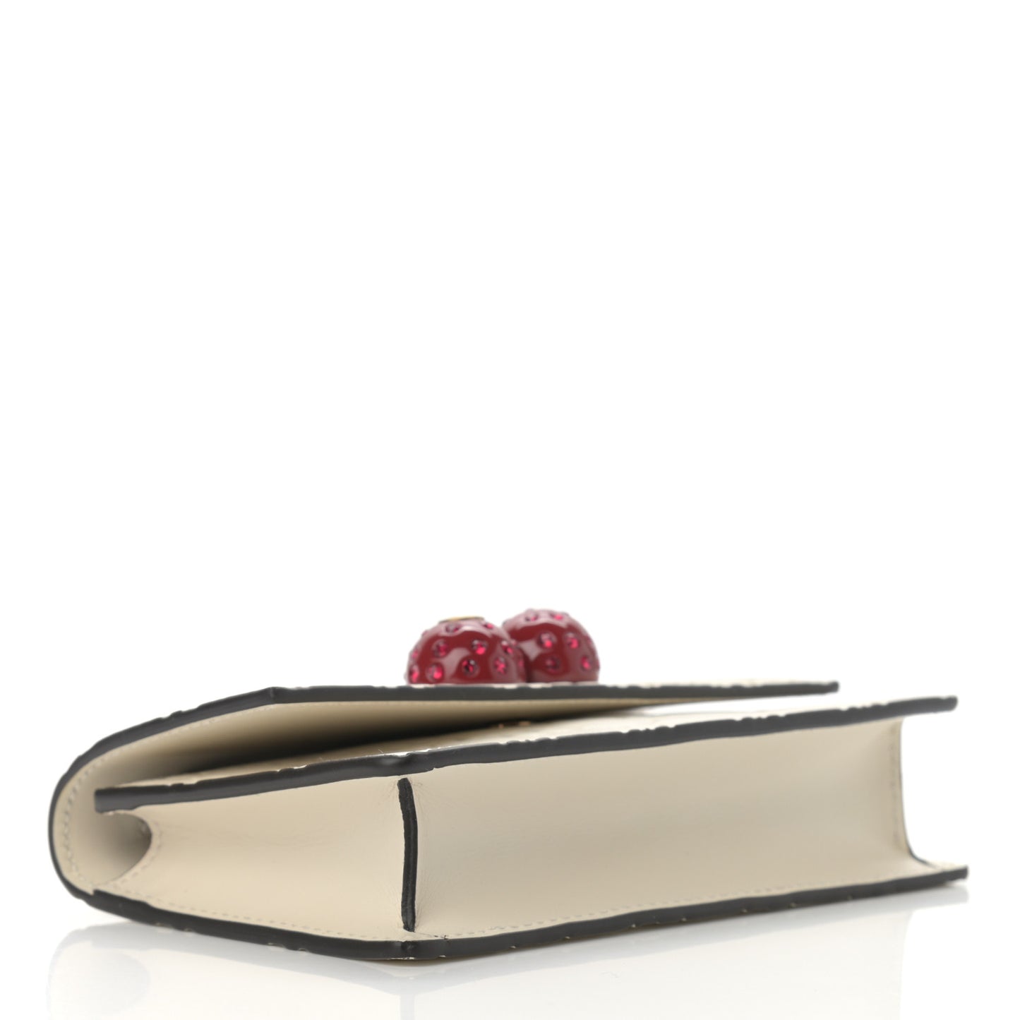 Guccissima Mini Cherry Chain Bag White