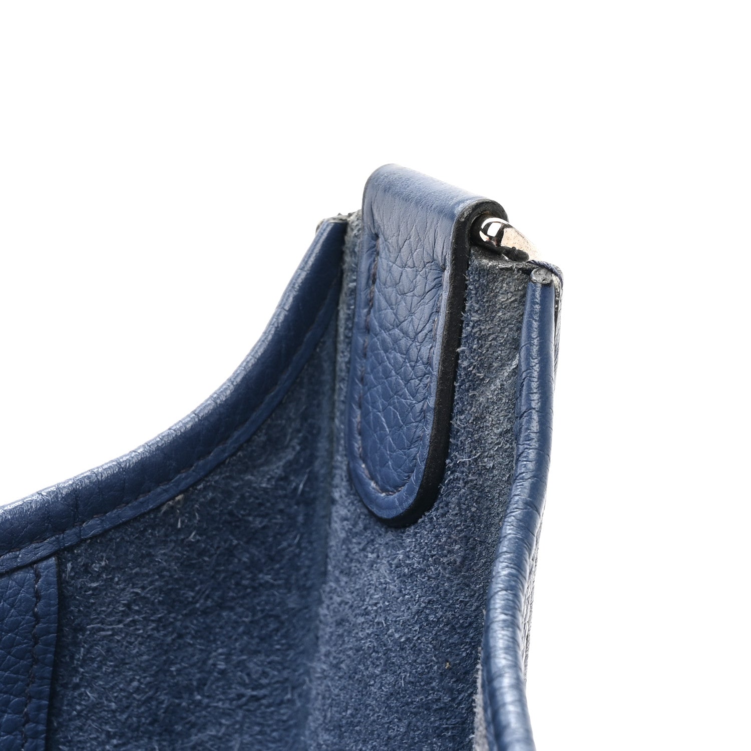 Hermes Taurillon Clemence Evelyne PM Bleu Brighton 12 of 17