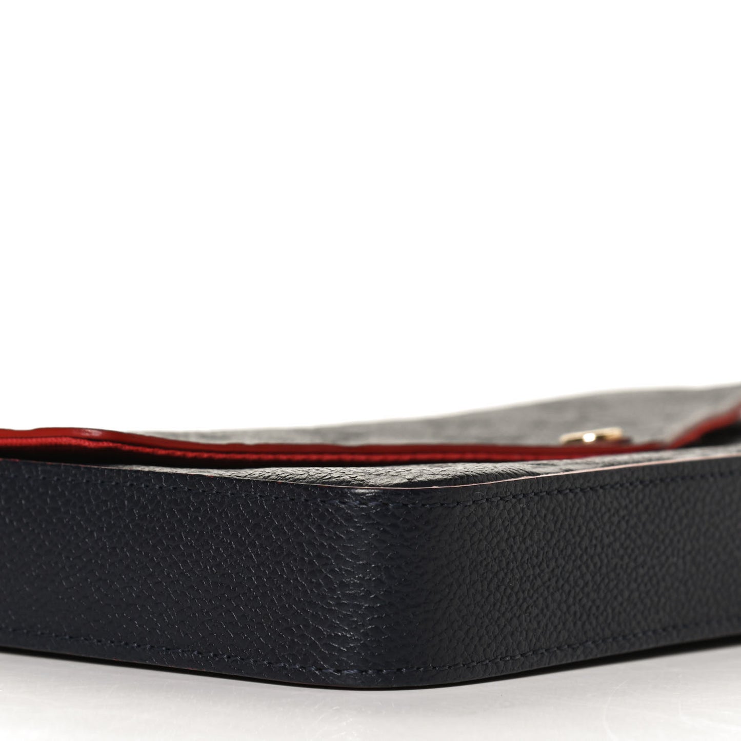 Empreinte Pochette Felicie Chain Wallet Marine Rouge