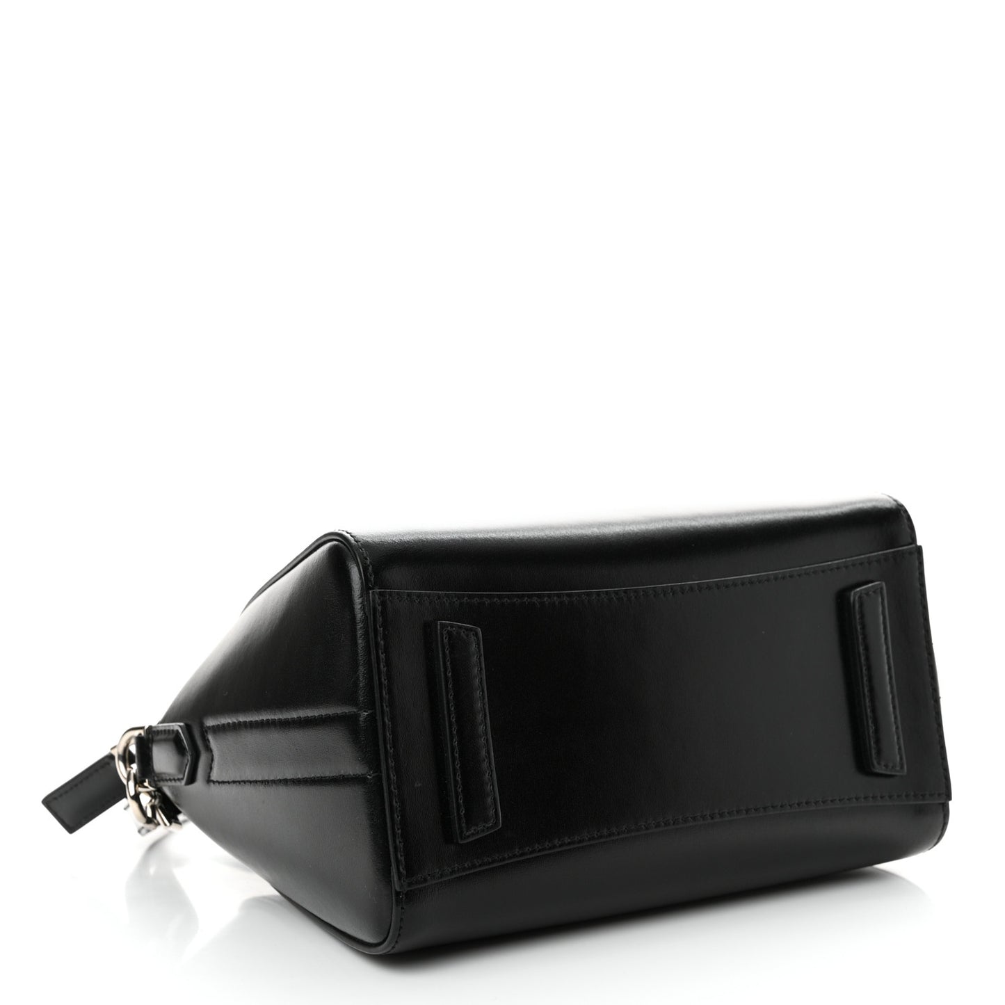 Shiny Lord Calfskin Mini Antigona Black